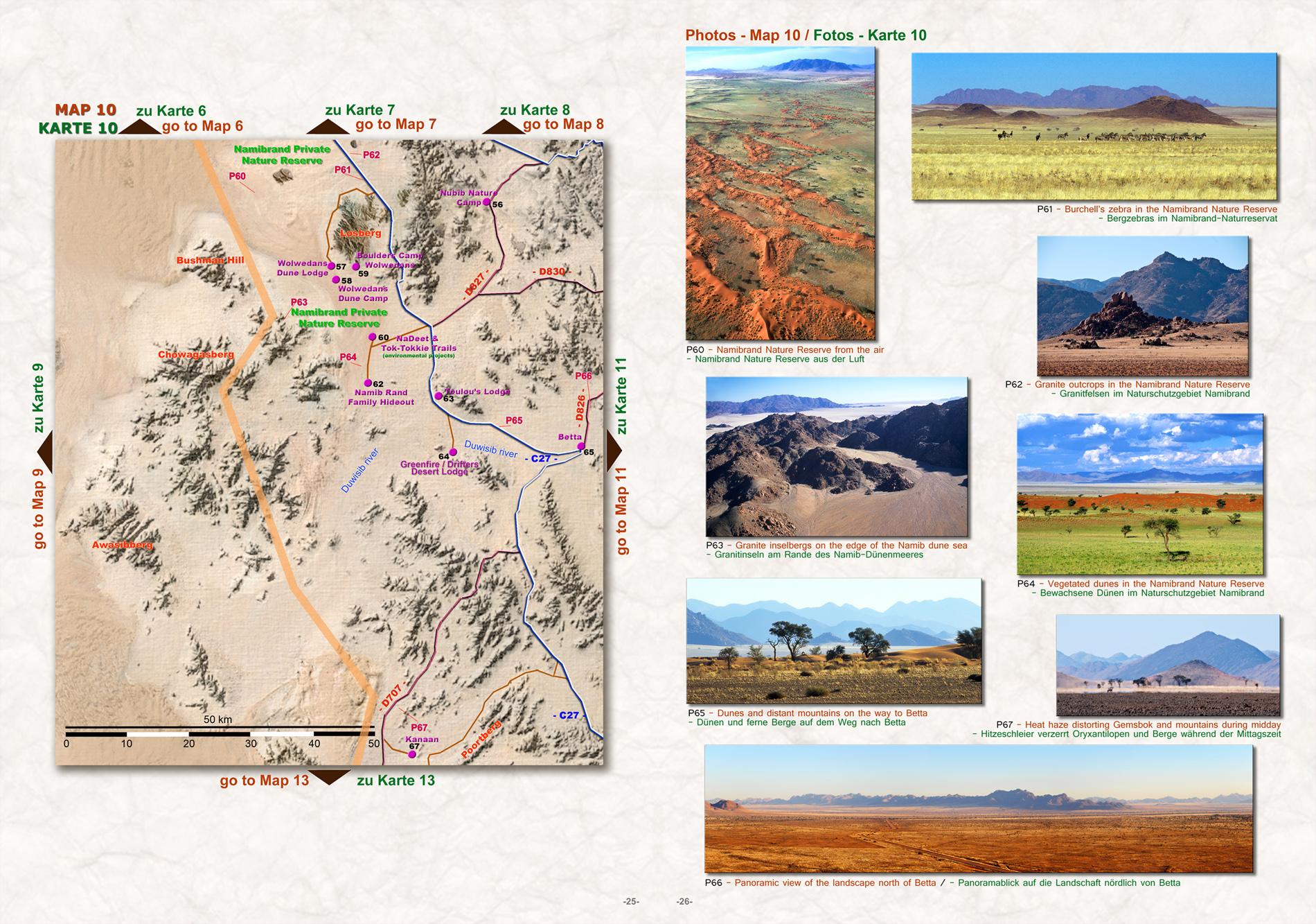 Beispielinhalt (Bild) Die NAMIBWÜSTE - The NAMIB DESERT