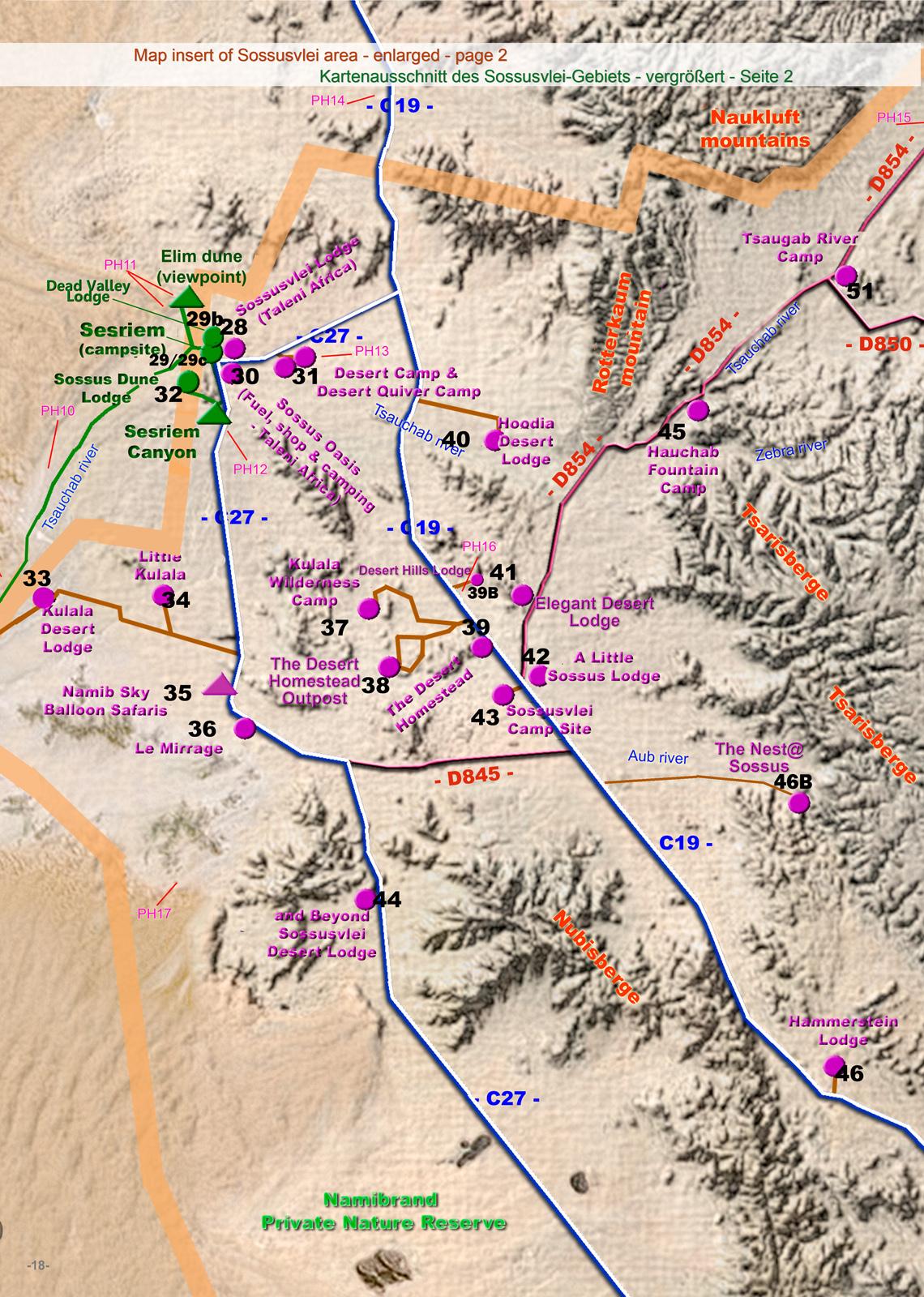 Beispielinhalt (Bild) Die NAMIBWÜSTE - The NAMIB DESERT