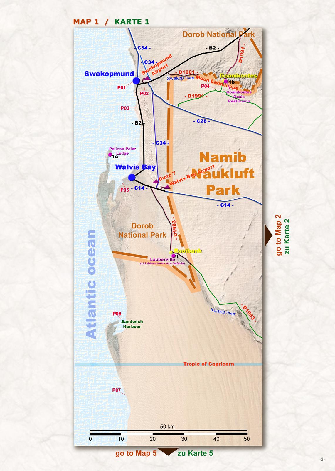 Beispielinhalt (Bild) Die NAMIBWÜSTE - The NAMIB DESERT