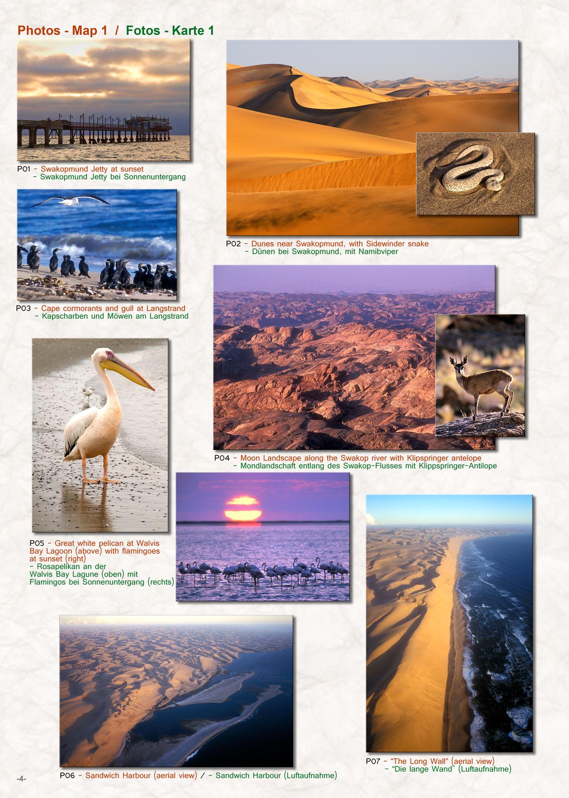 Beispielinhalt (Bild) Die NAMIBWÜSTE - The NAMIB DESERT