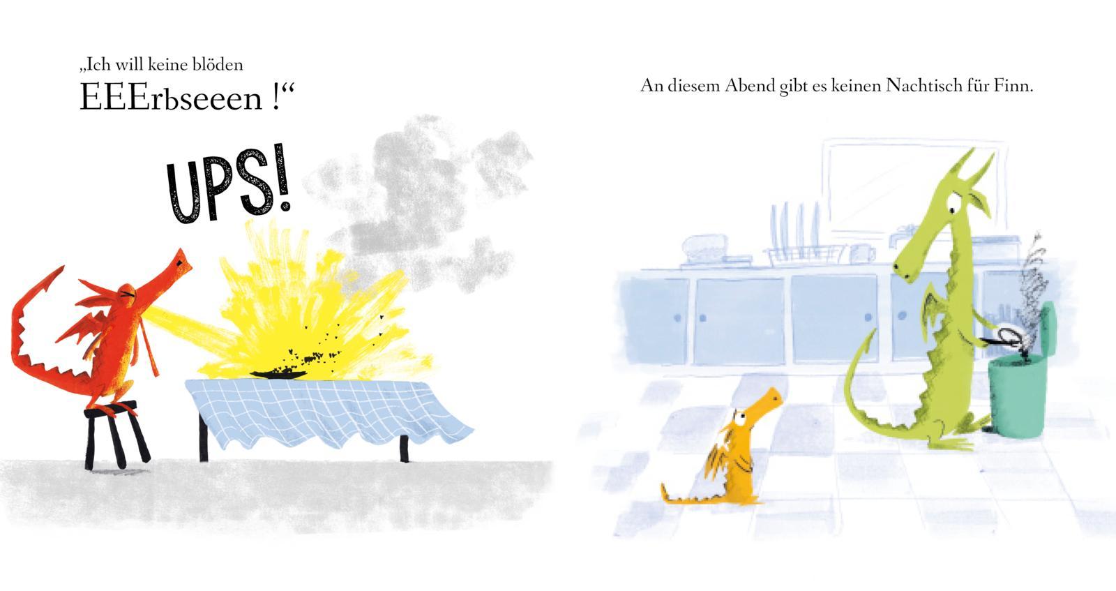 Beispielinhalt (Bild) Kleiner Drache Finn: Kleiner Drache, große Wut