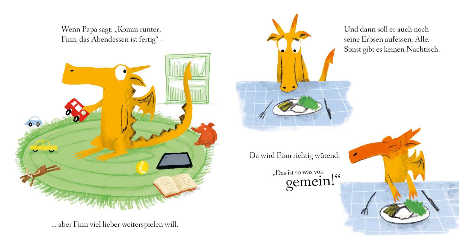 Beispielinhalt (Bild) Kleiner Drache Finn: Kleiner Drache, große Wut