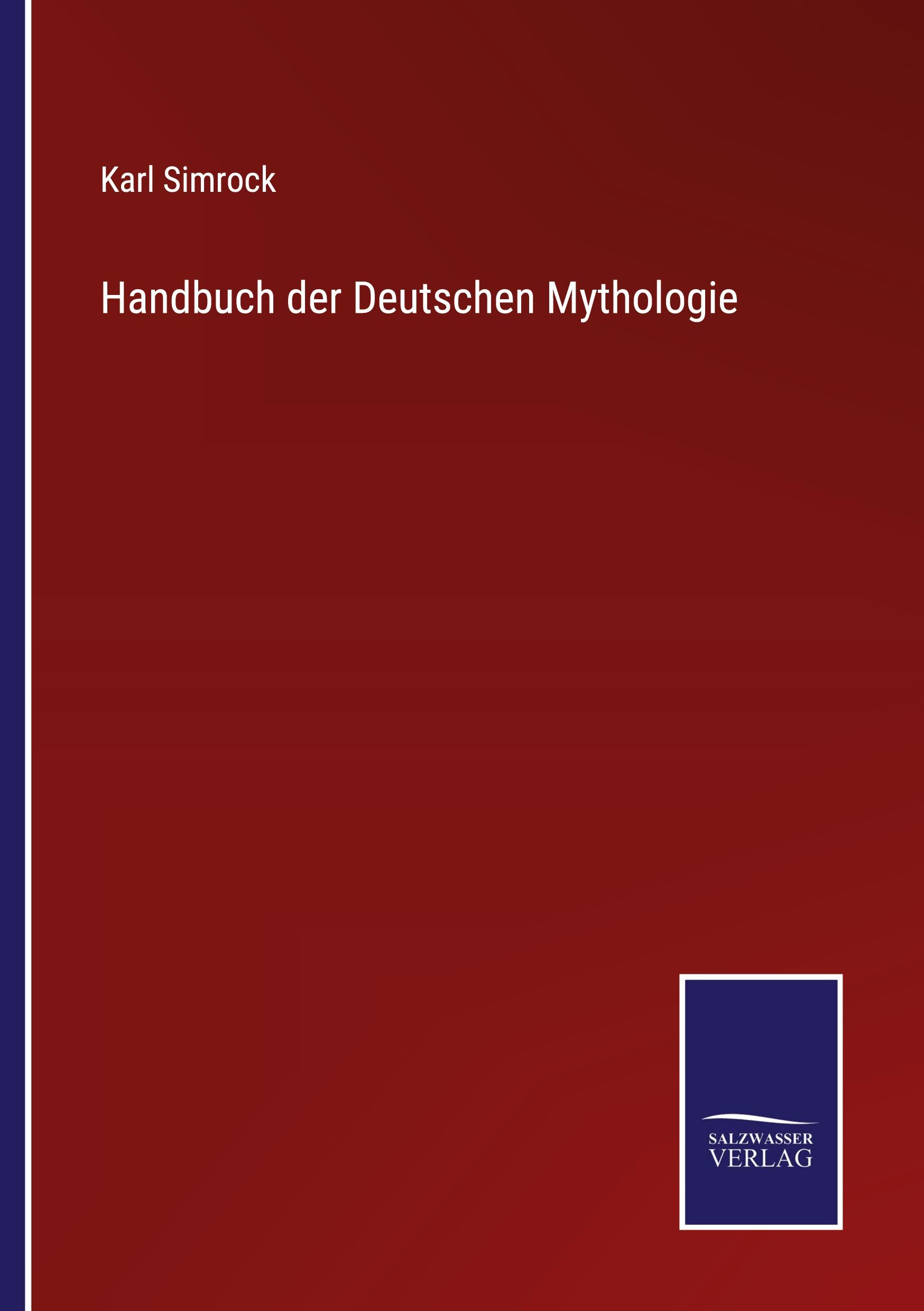Vorderes Coverbild Handbuch der Deutschen Mythologie