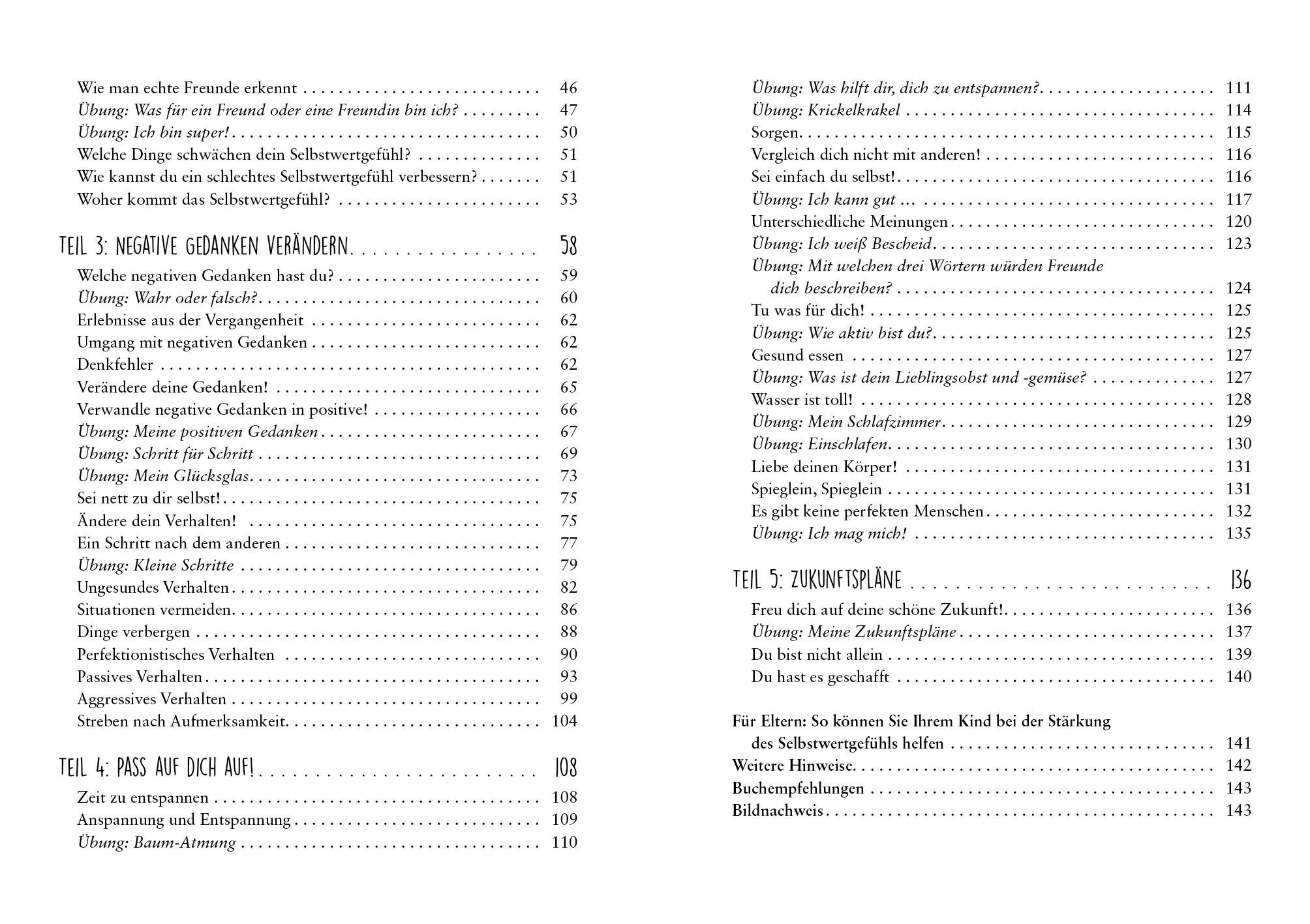 Beispielinhalt (Bild) Ich bin super so, wie ich bin