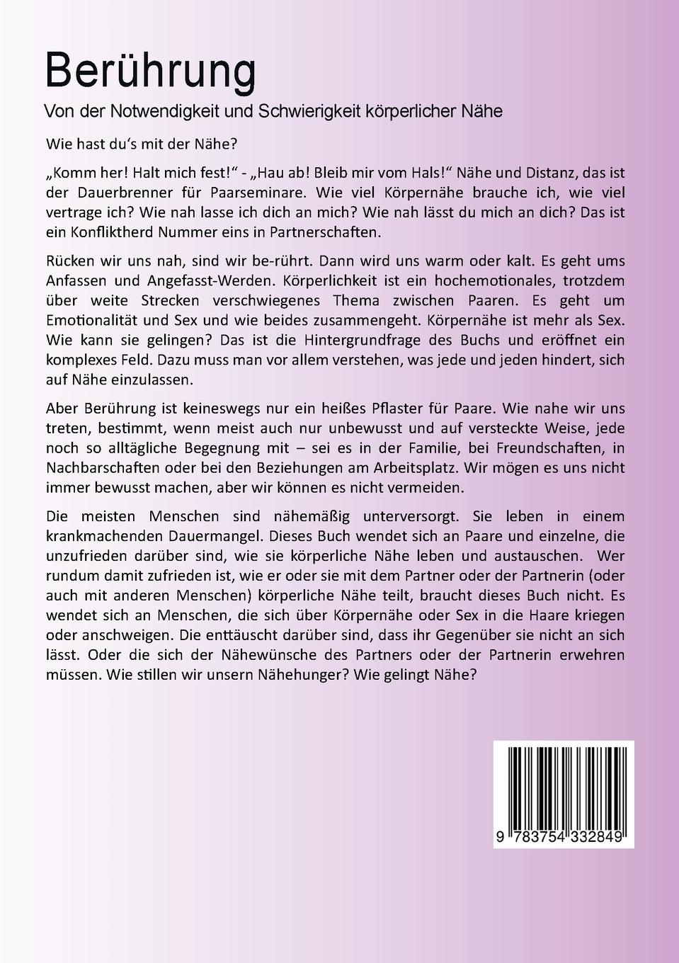 Rückseitencover Berührung