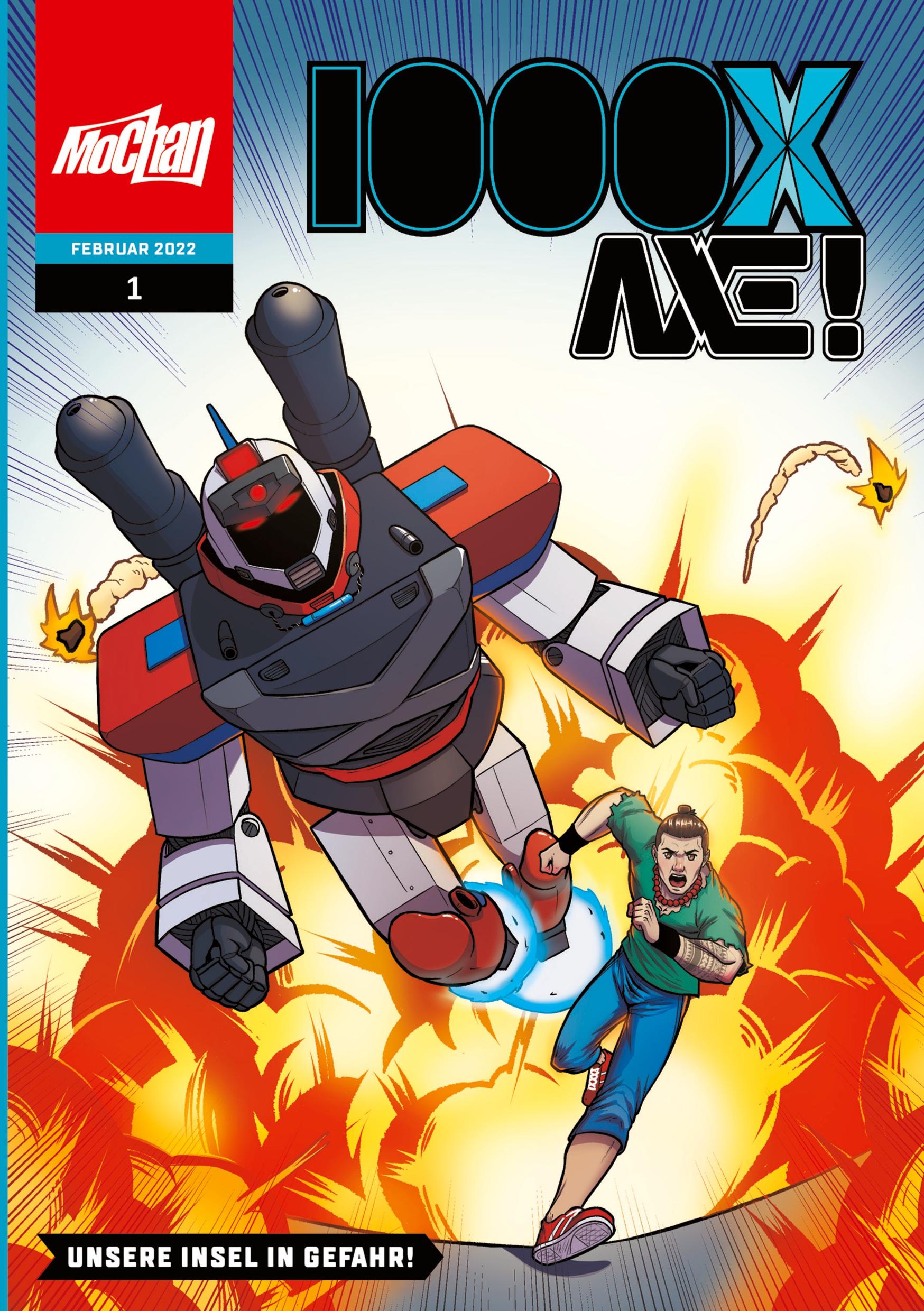 Vorderes Coverbild 1000X AXE! Unsere Insel in Gefahr!