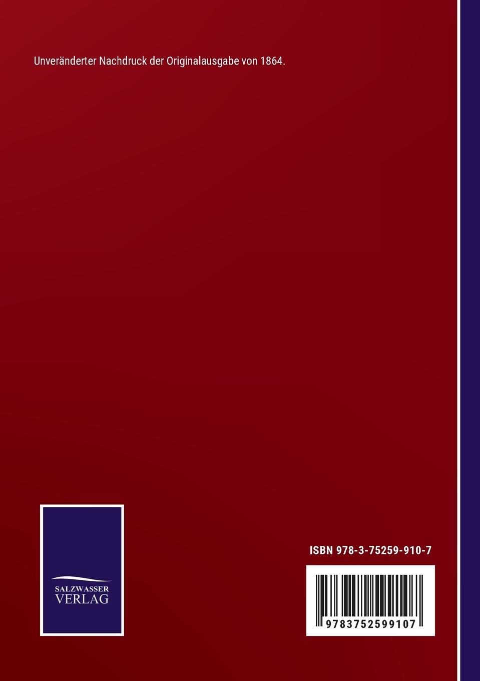 Rückseitencover Leben, Abenteuer und Tod des Theodosius Thaddäus Donner