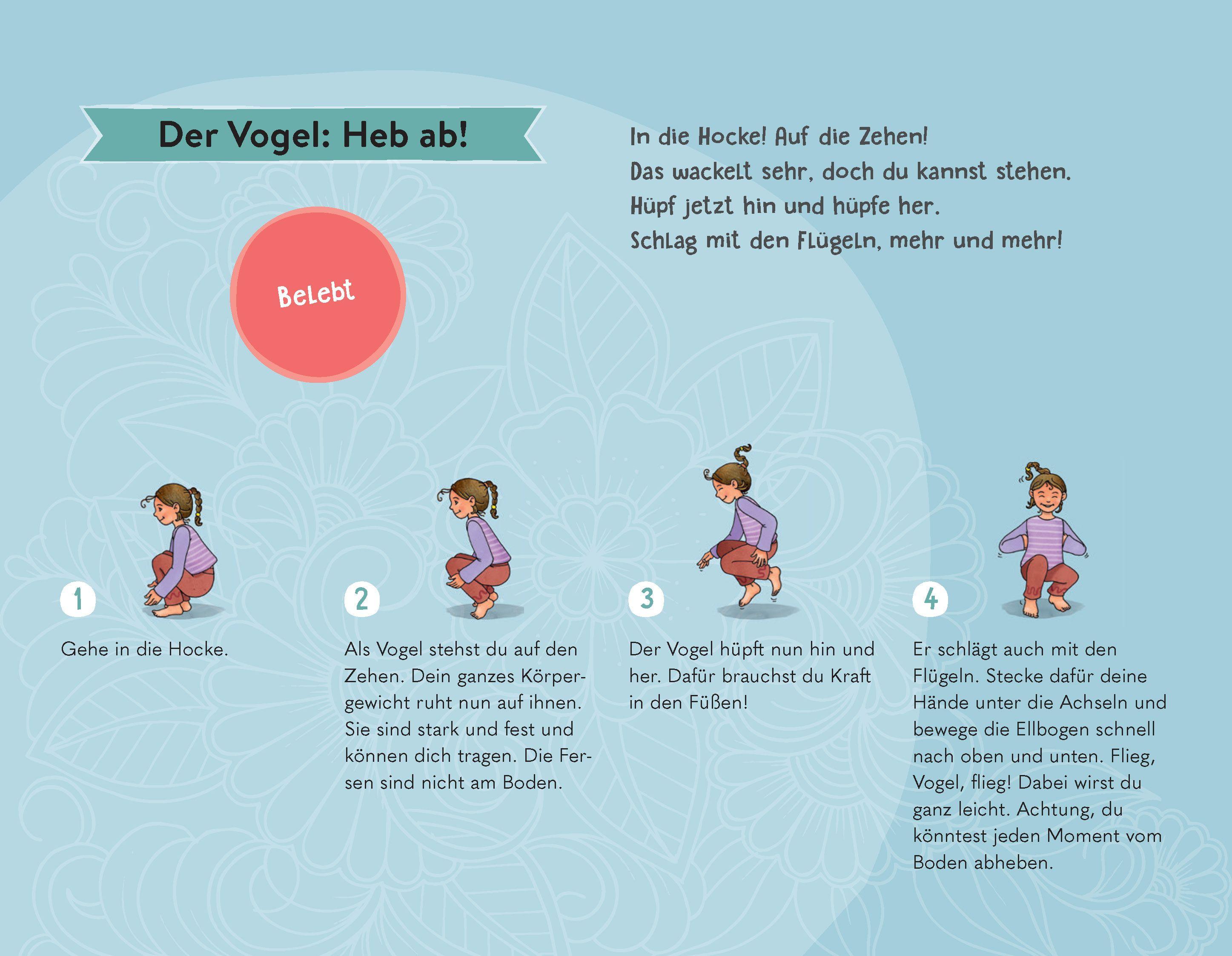 Beispielinhalt (Bild) Yoga für Kinder - 30 einfache Übungen für Kinder von 2 bis 6 Jahren