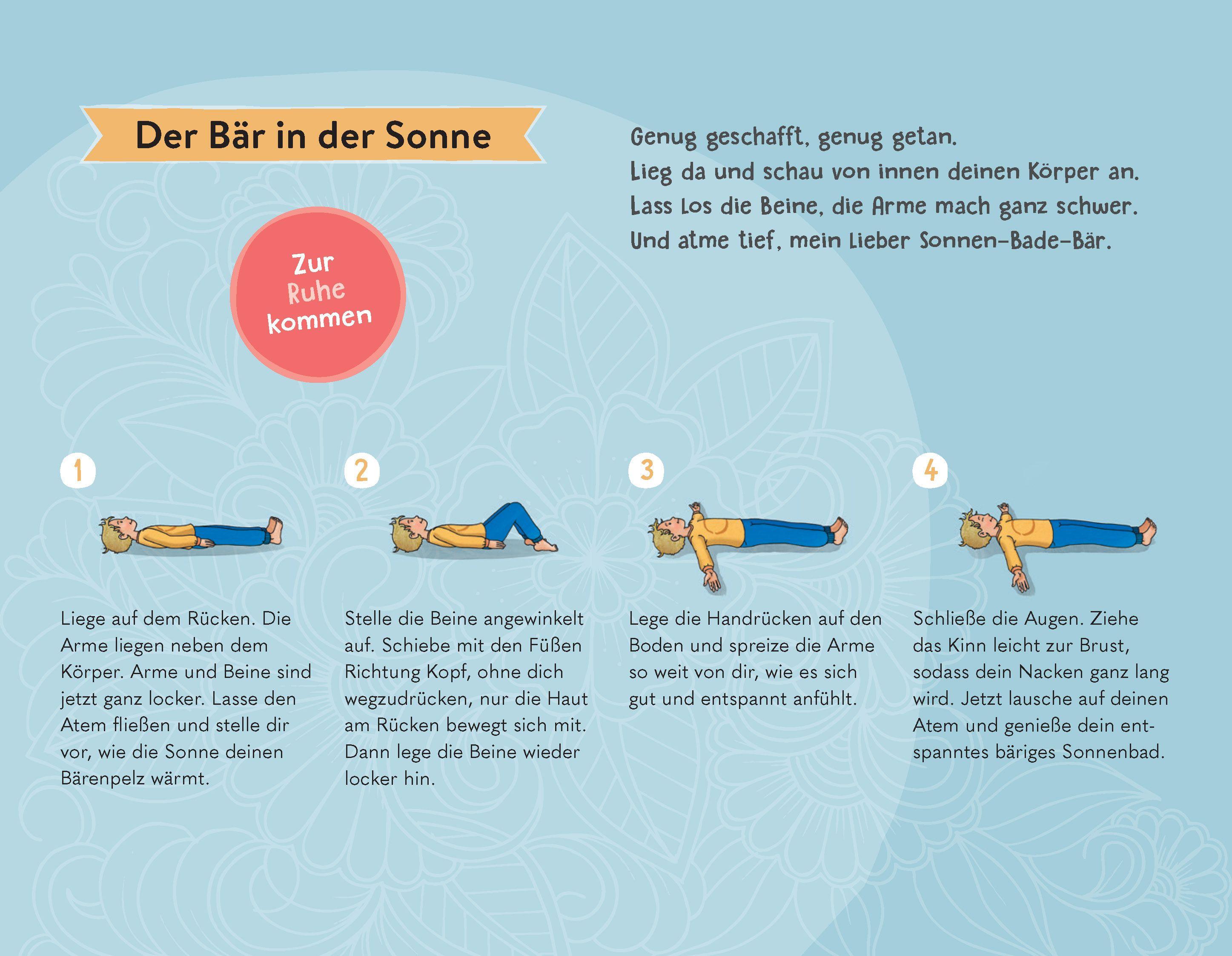 Beispielinhalt (Bild) Yoga für Kinder - 30 einfache Übungen für Kinder von 2 bis 6 Jahren