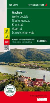 Vorderes Coverbild Wachau, Wander-, Rad- und Freizeitkarte 1:50.000, freytag & berndt, WK 0071