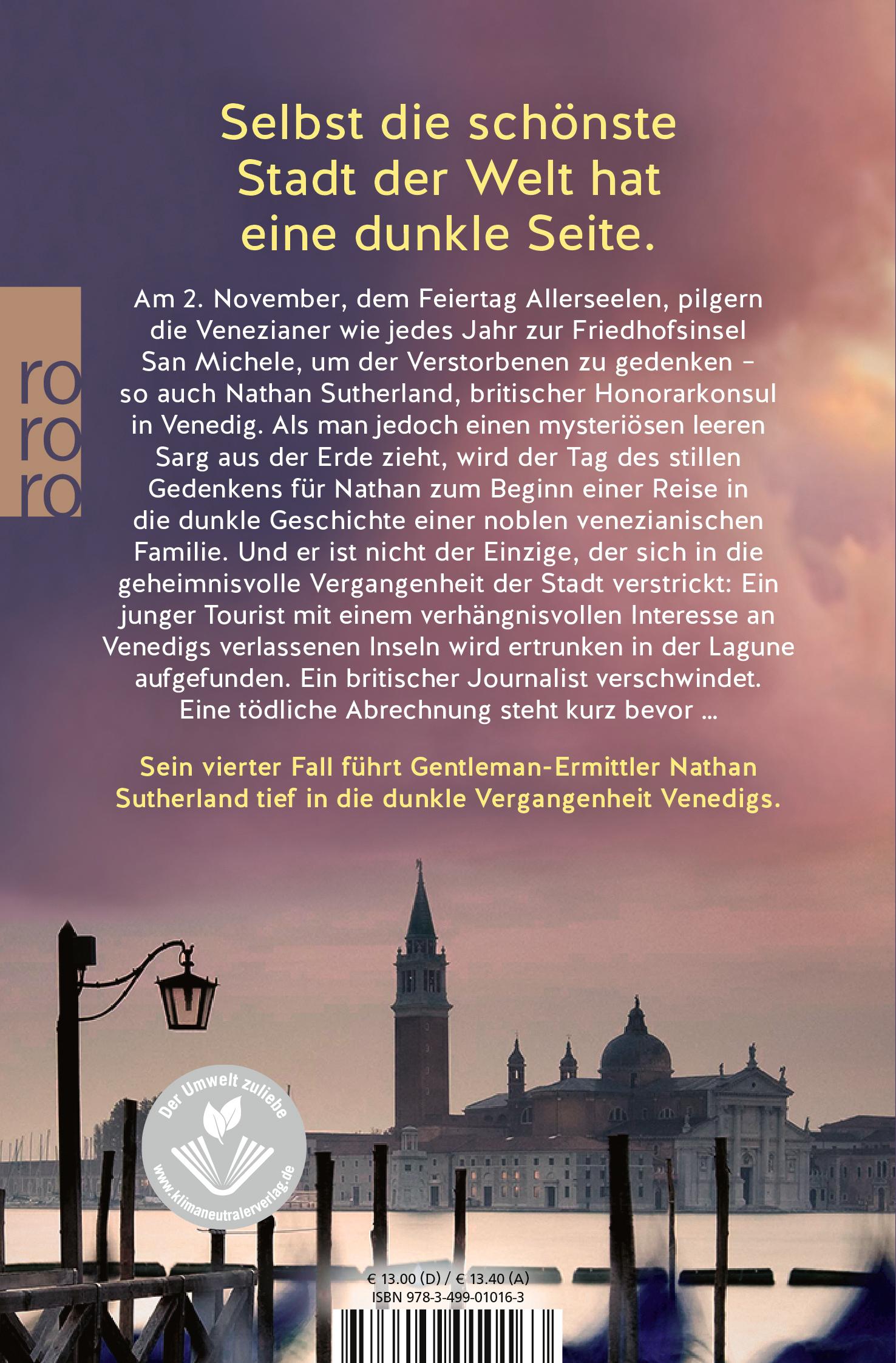 Rückseitencover Das venezianische Grab