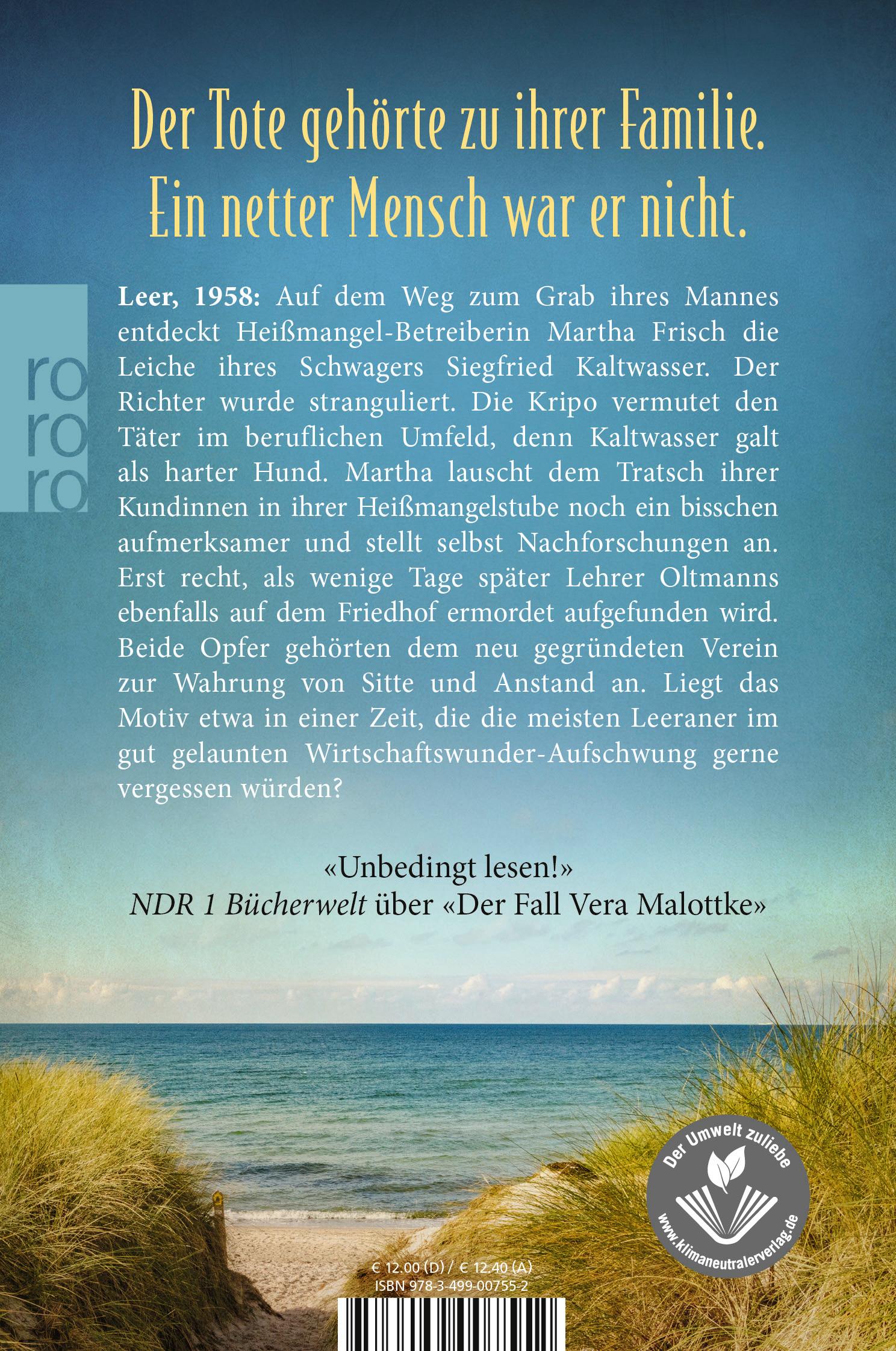 Rückseitencover Frisch ermittelt: Der Fall Kaltwasser