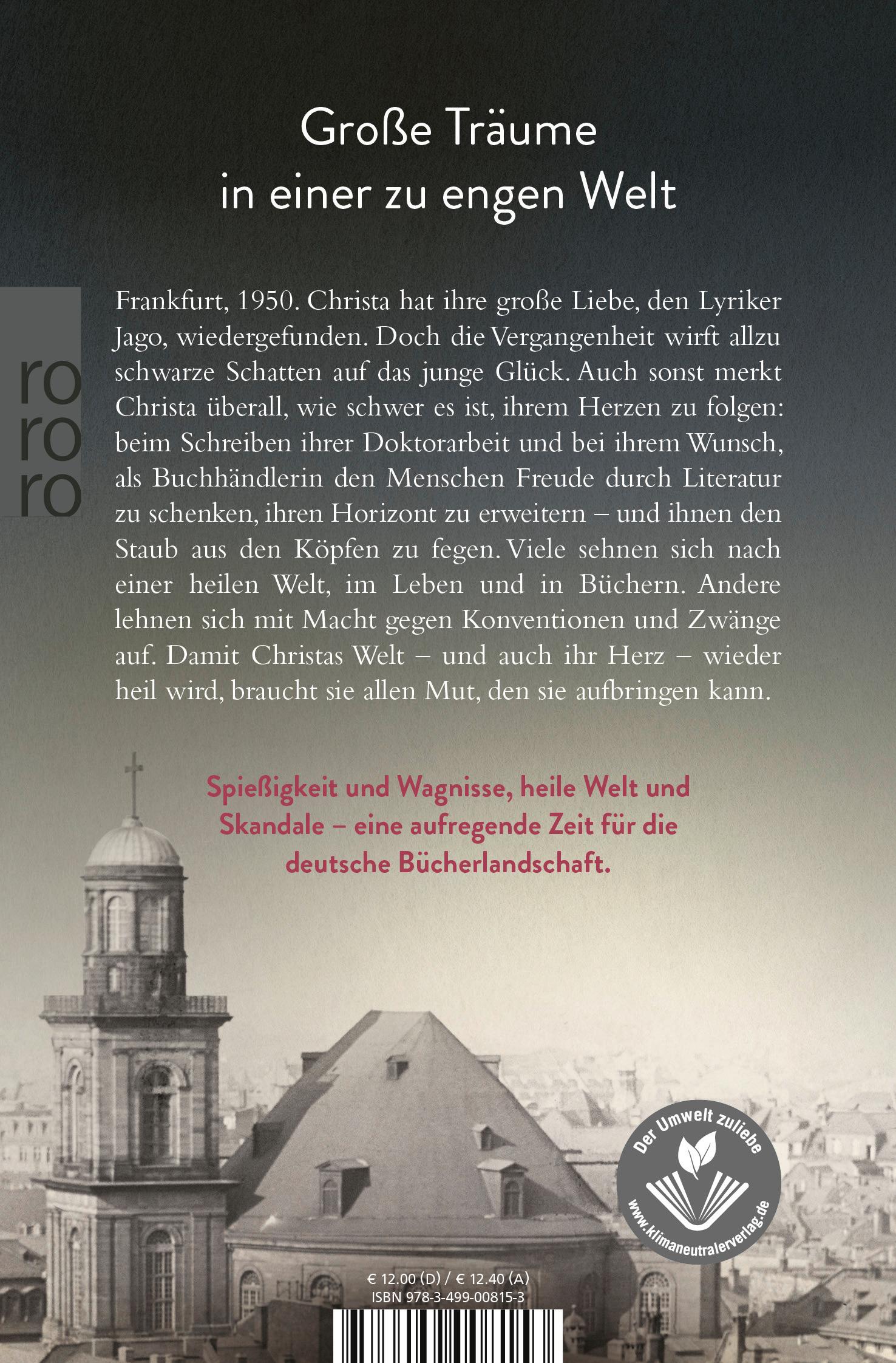 Rückseitencover Die Buchhändlerin: Die Macht der Worte