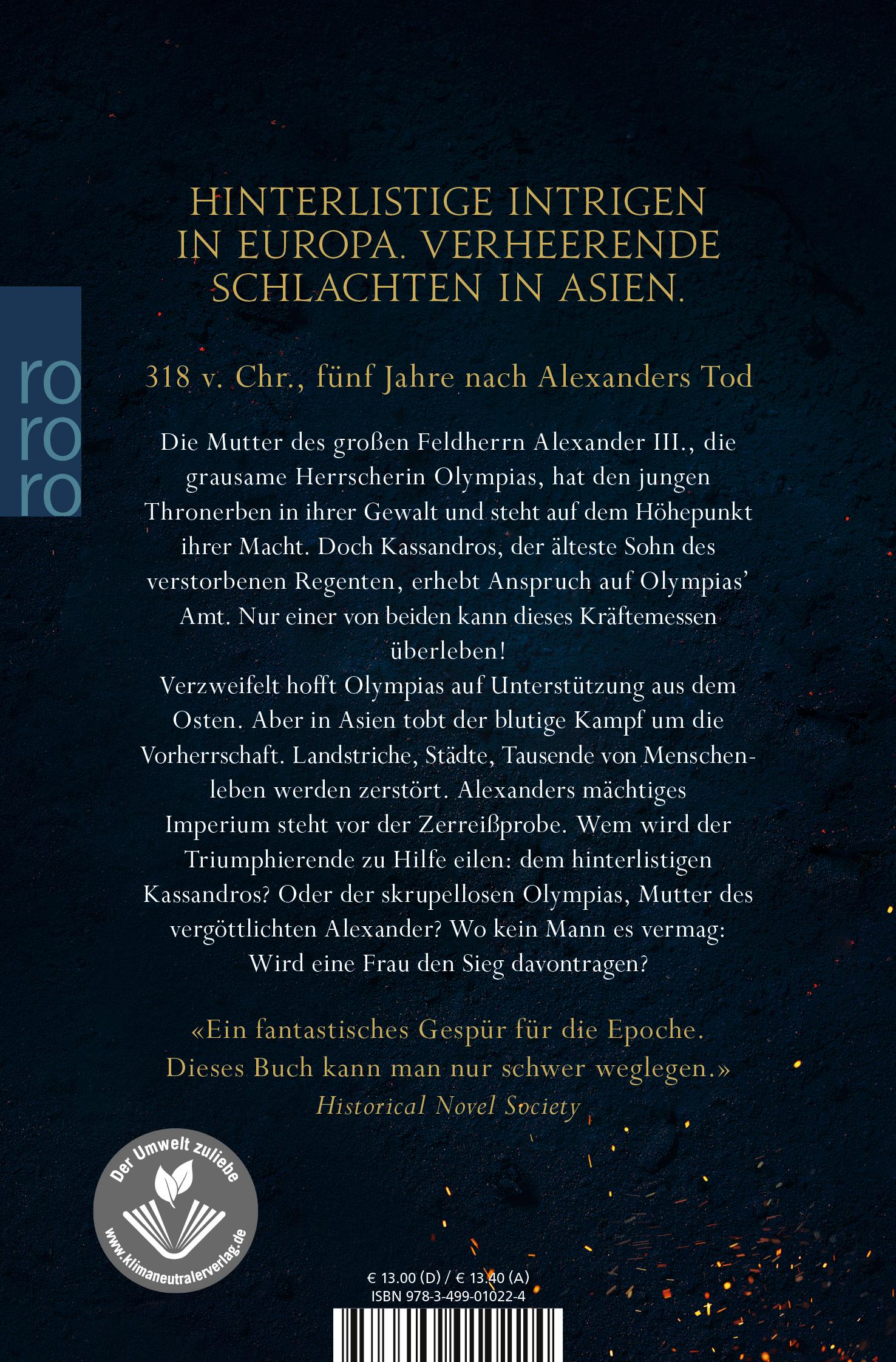 Rückseitencover Alexanders Erbe: Die Schlacht um den Thron