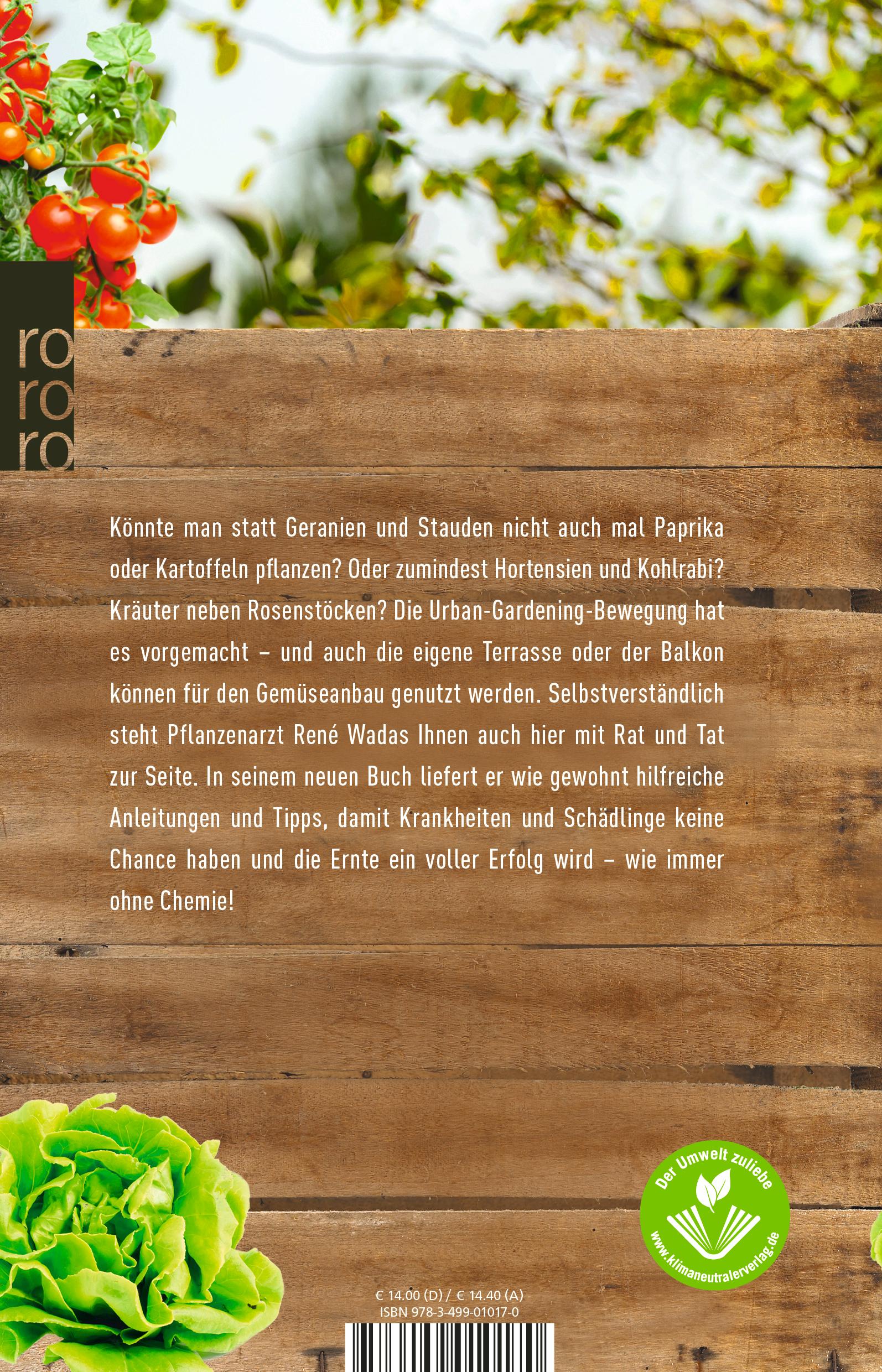 Rückseitencover Der Pflanzenarzt: Gesundes Gemüse anbauen