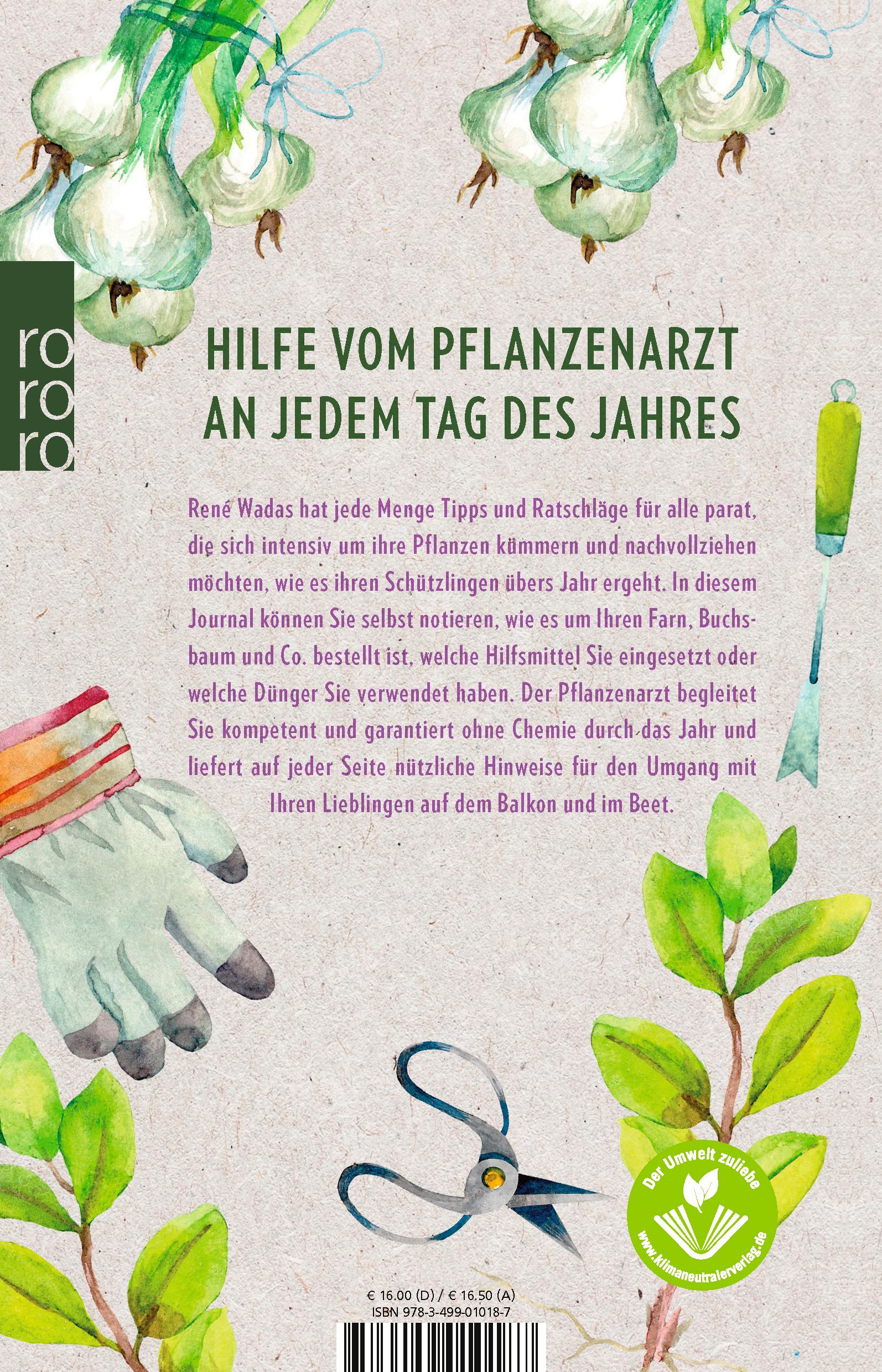 Rückseitencover Mit dem Pflanzenarzt durchs Gartenjahr