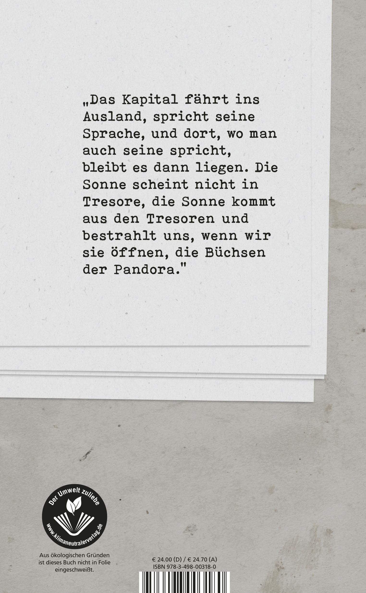 Rückseitencover Angabe der Person