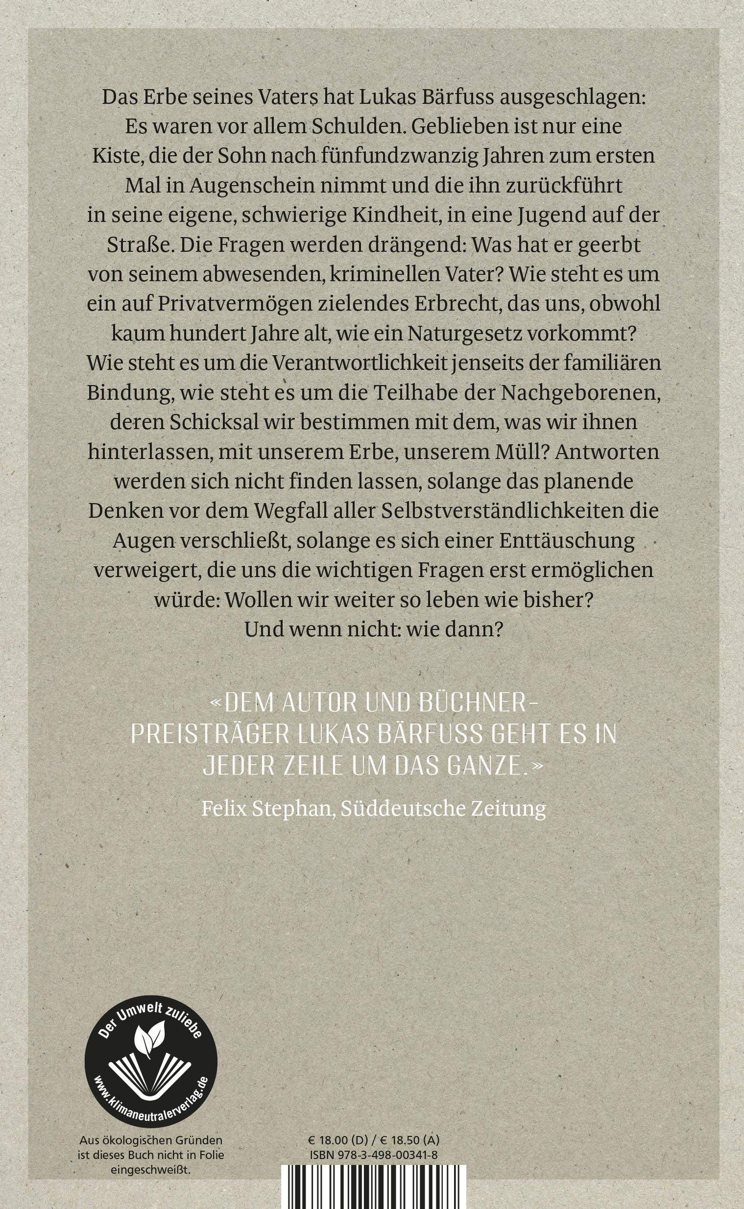 Rückseitencover Vaters Kiste