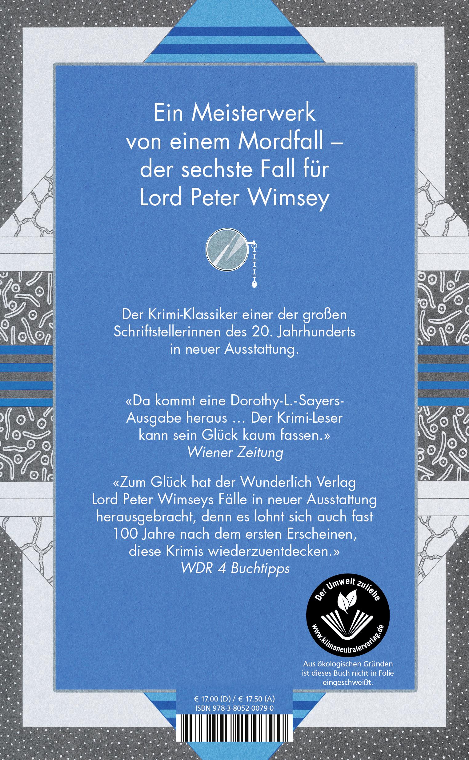 Rückseitencover Fünf falsche Fährten
