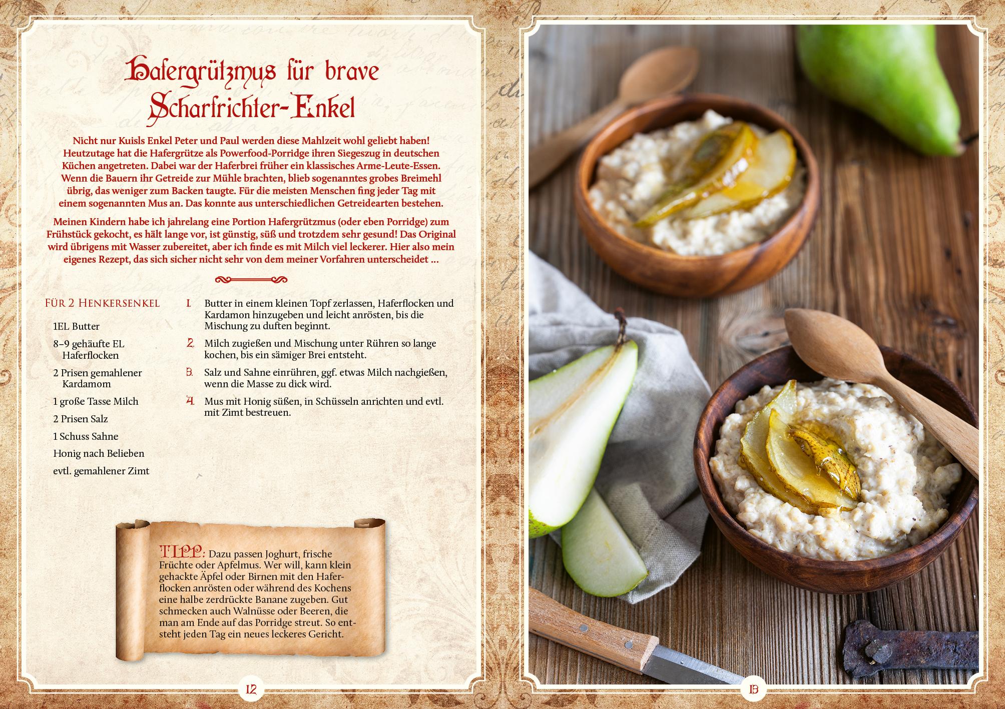 Beispielinhalt (Bild) Das Kochbuch der Henkerstochter