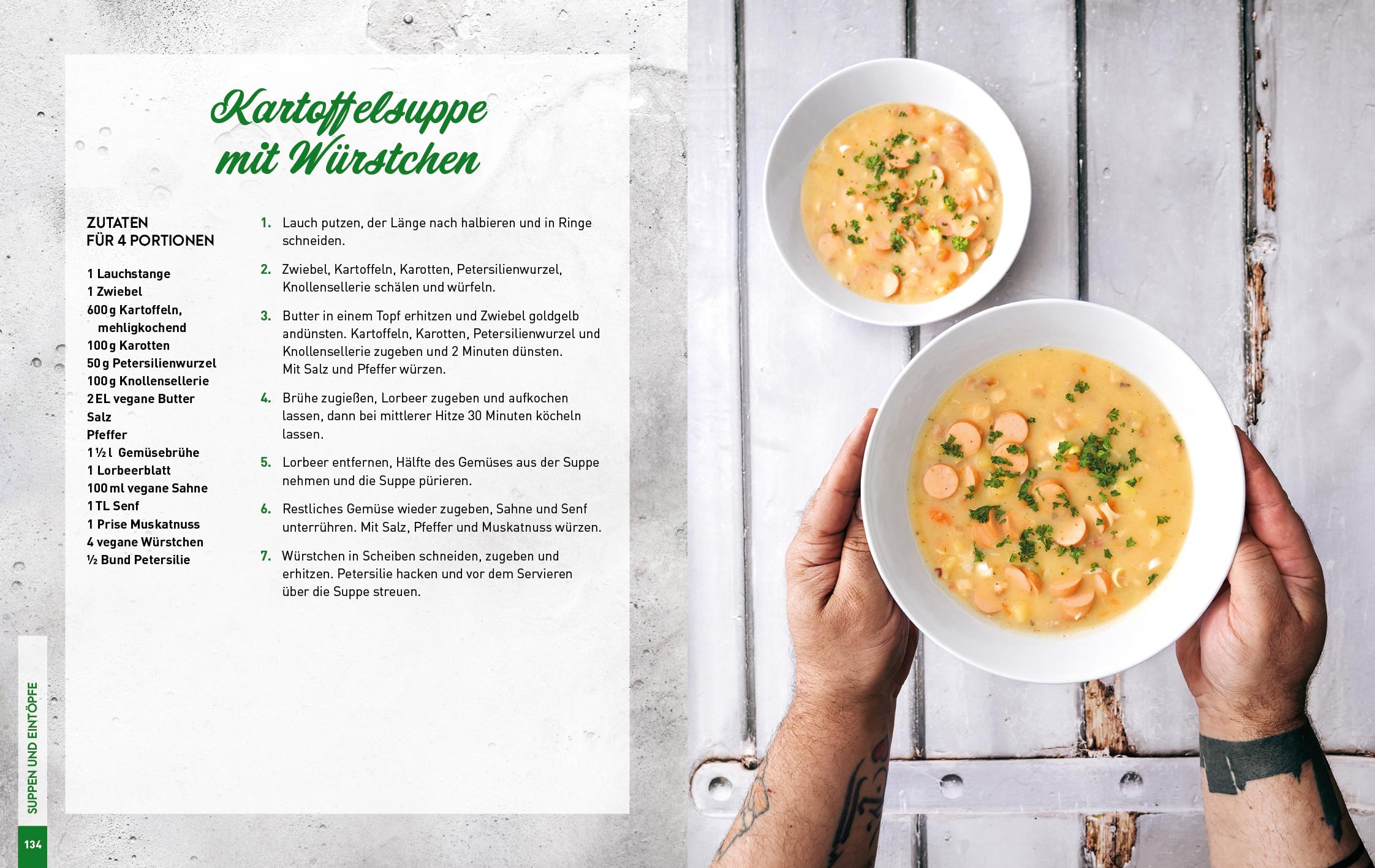 Beispielinhalt (Bild) Heimatküche vegan