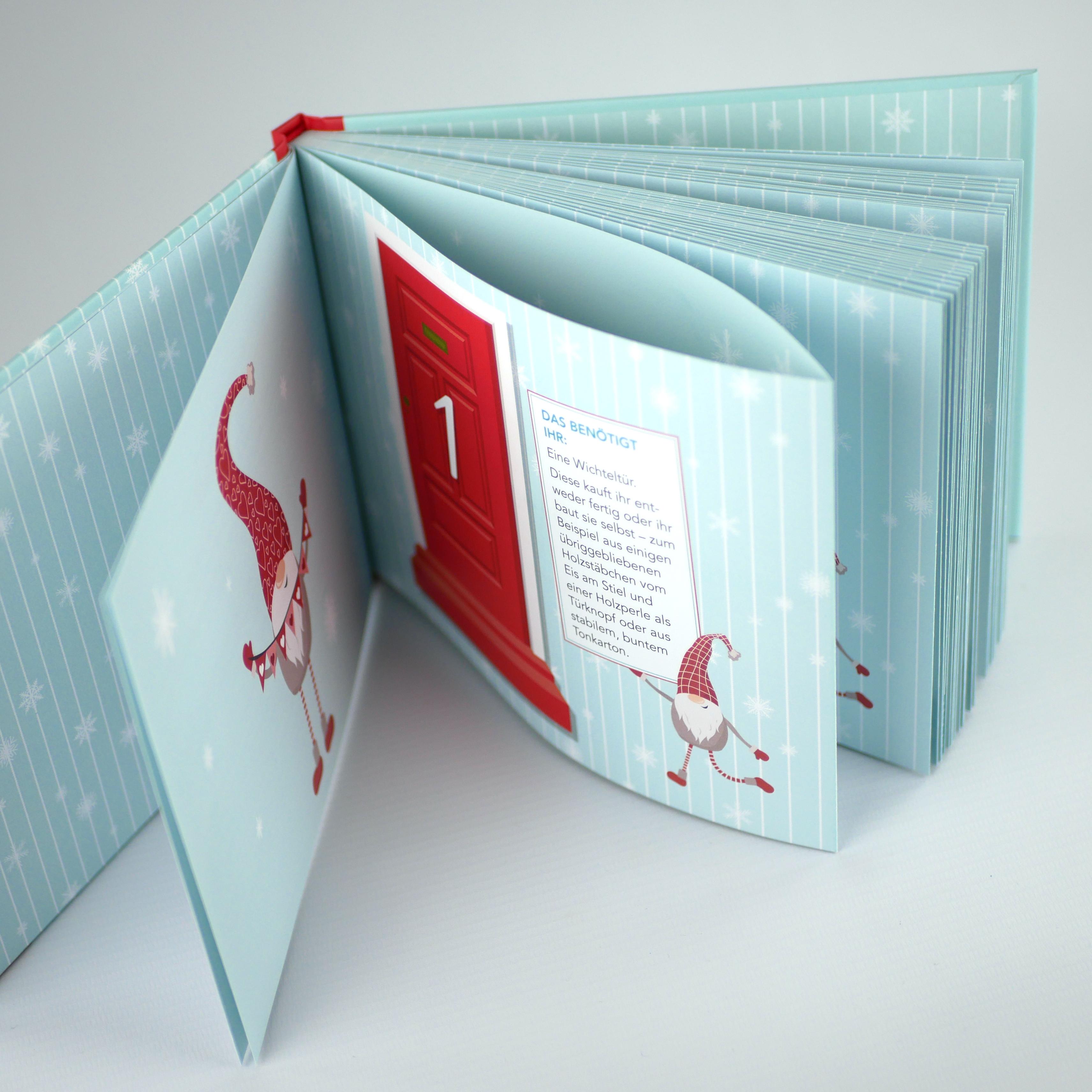 Beispielinhalt (Bild) Der Wichtel-Adventskalender