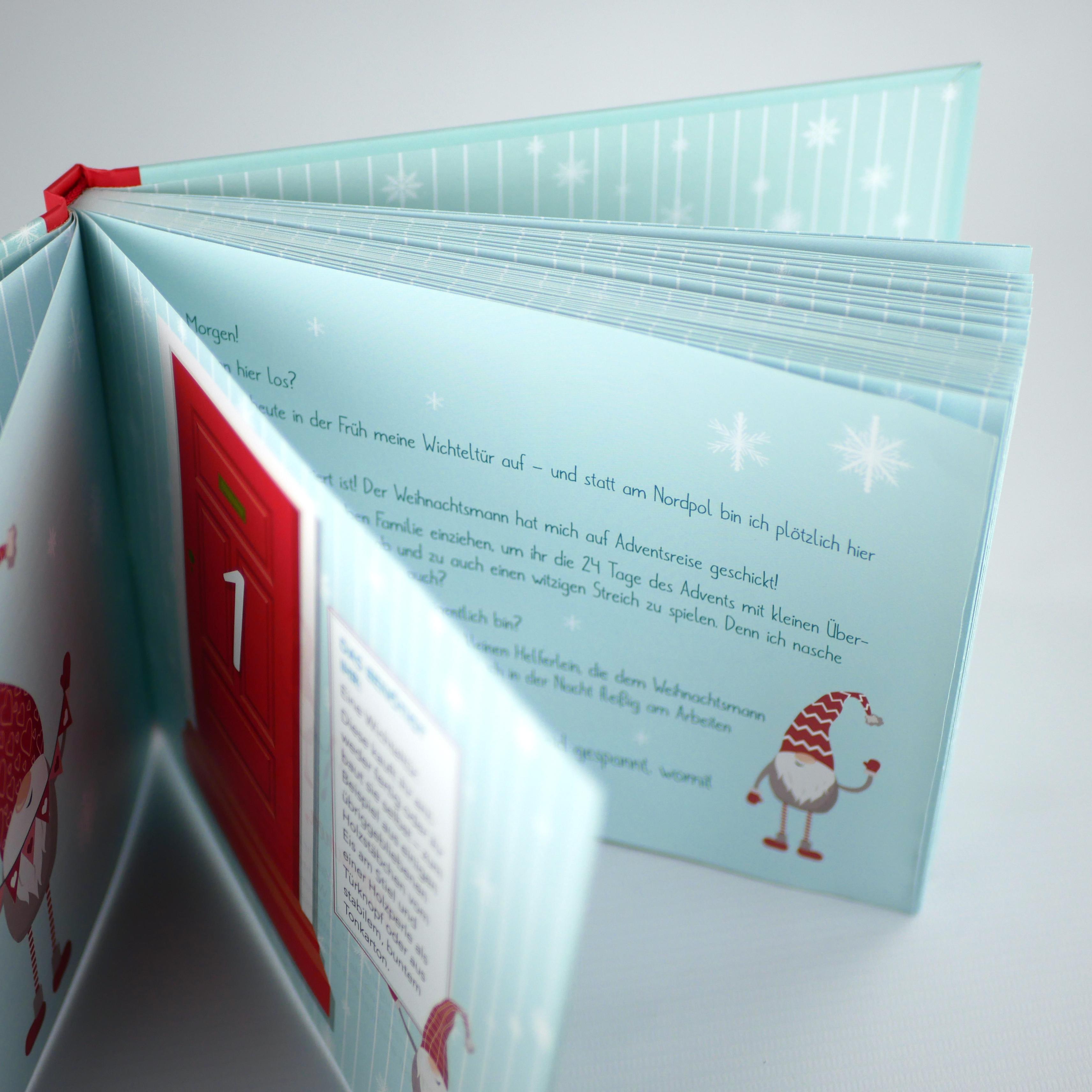 Beispielinhalt (Bild) Der Wichtel-Adventskalender