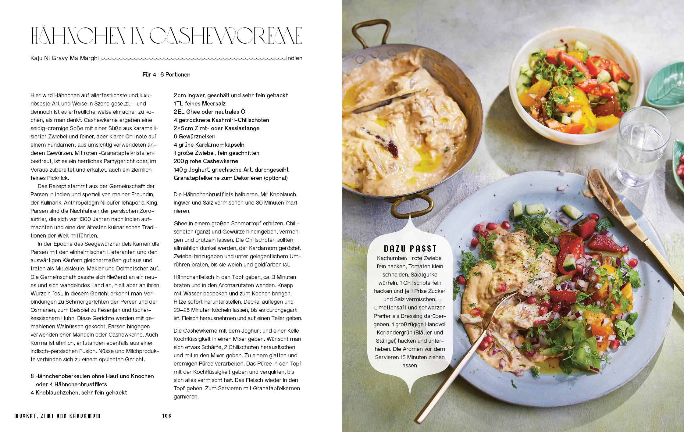 Beispielinhalt (Bild) Muskat, Zimt und Kardamom