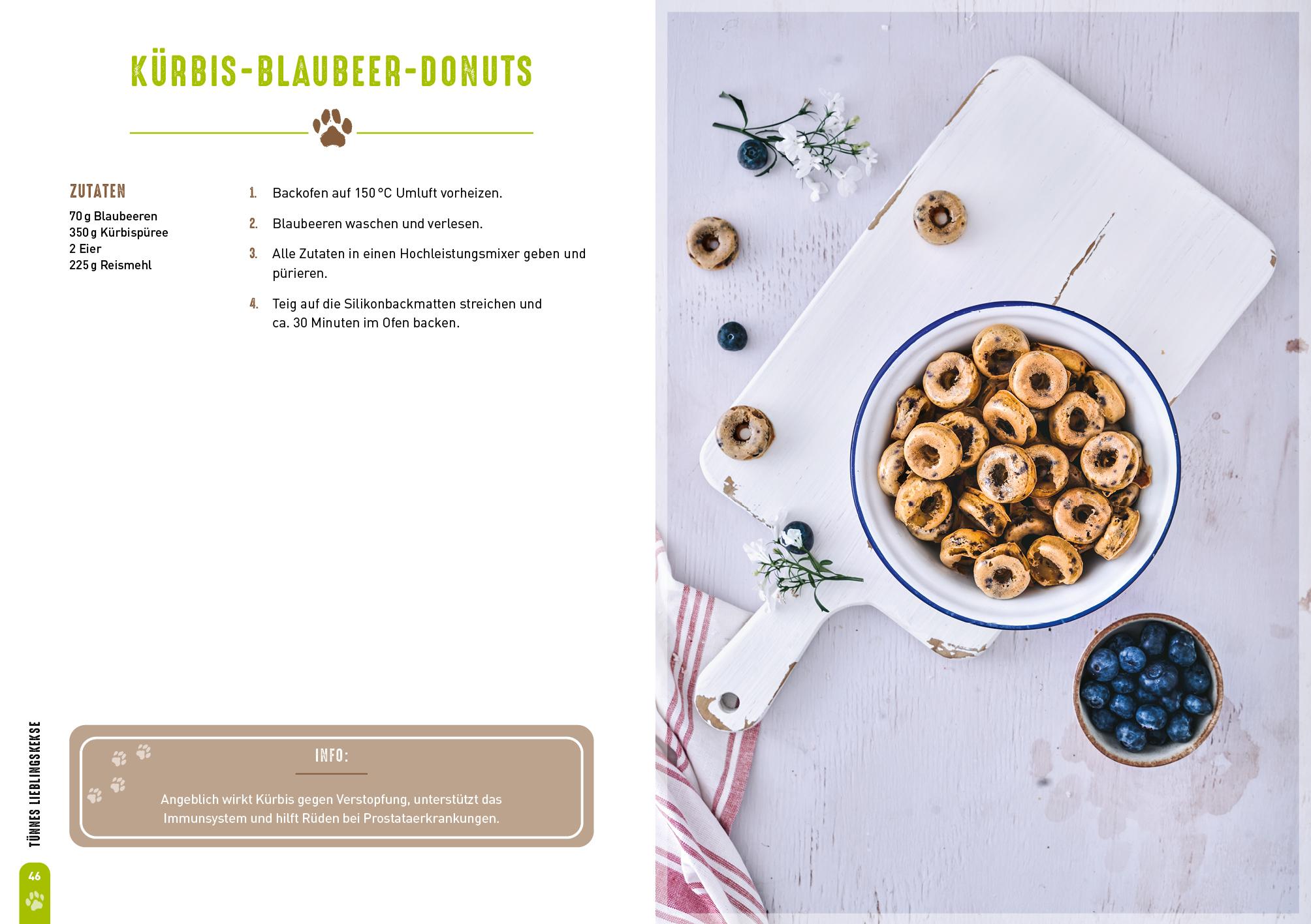 Beispielinhalt (Bild) Hundekekse von der Backmatte