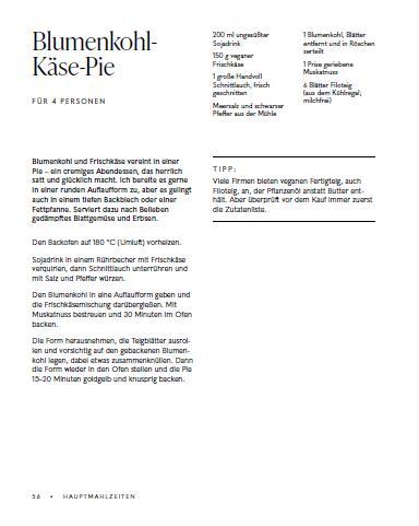 Beispielinhalt (Bild) Vegan aus dem Ofen