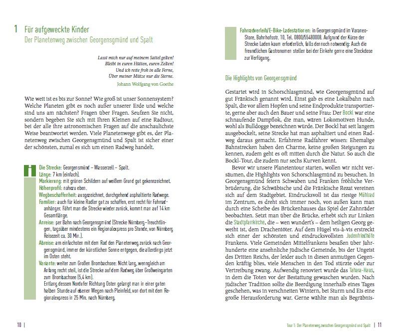 Beispielinhalt (Bild) Fahrradfahren in Mittelfranken