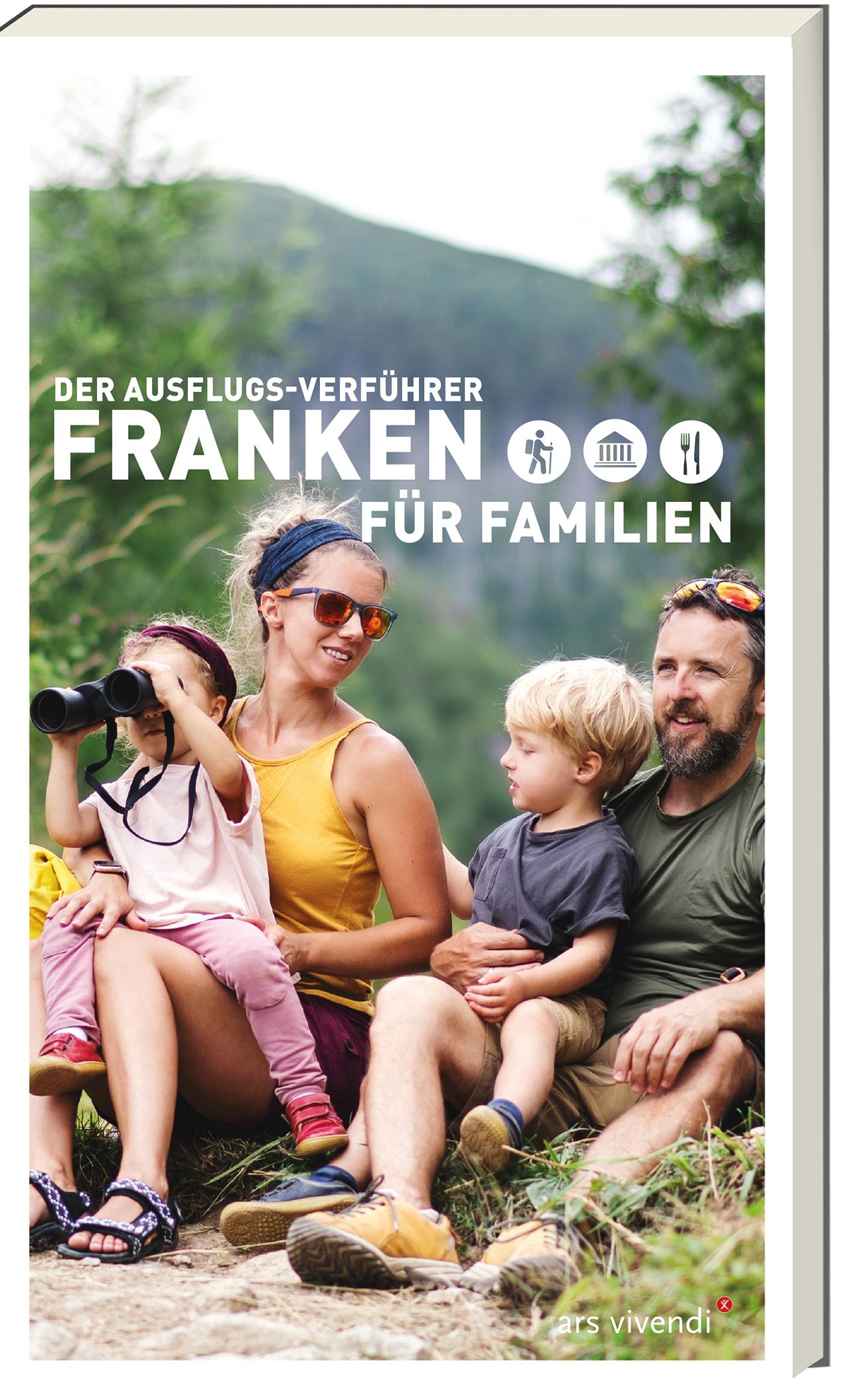 Vorderes Coverbild Der Ausflugsverführer Franken für Familien