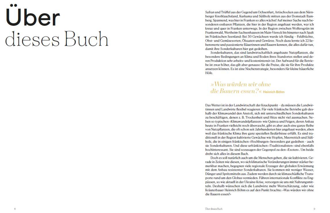 Beispielinhalt (Bild) Safran, Soja, Süßkartoffel