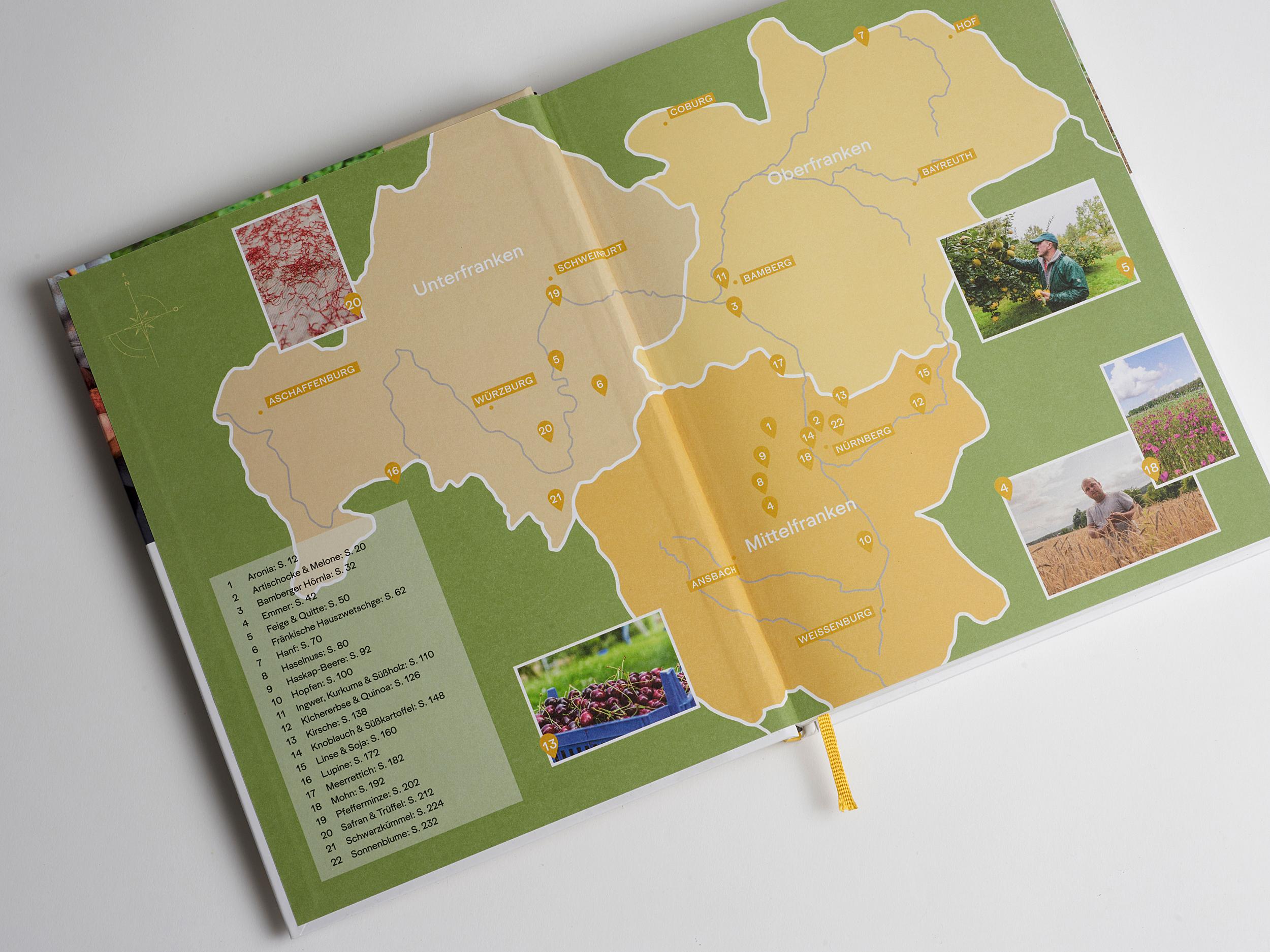 Beispielinhalt (Bild) Safran, Soja, Süßkartoffel