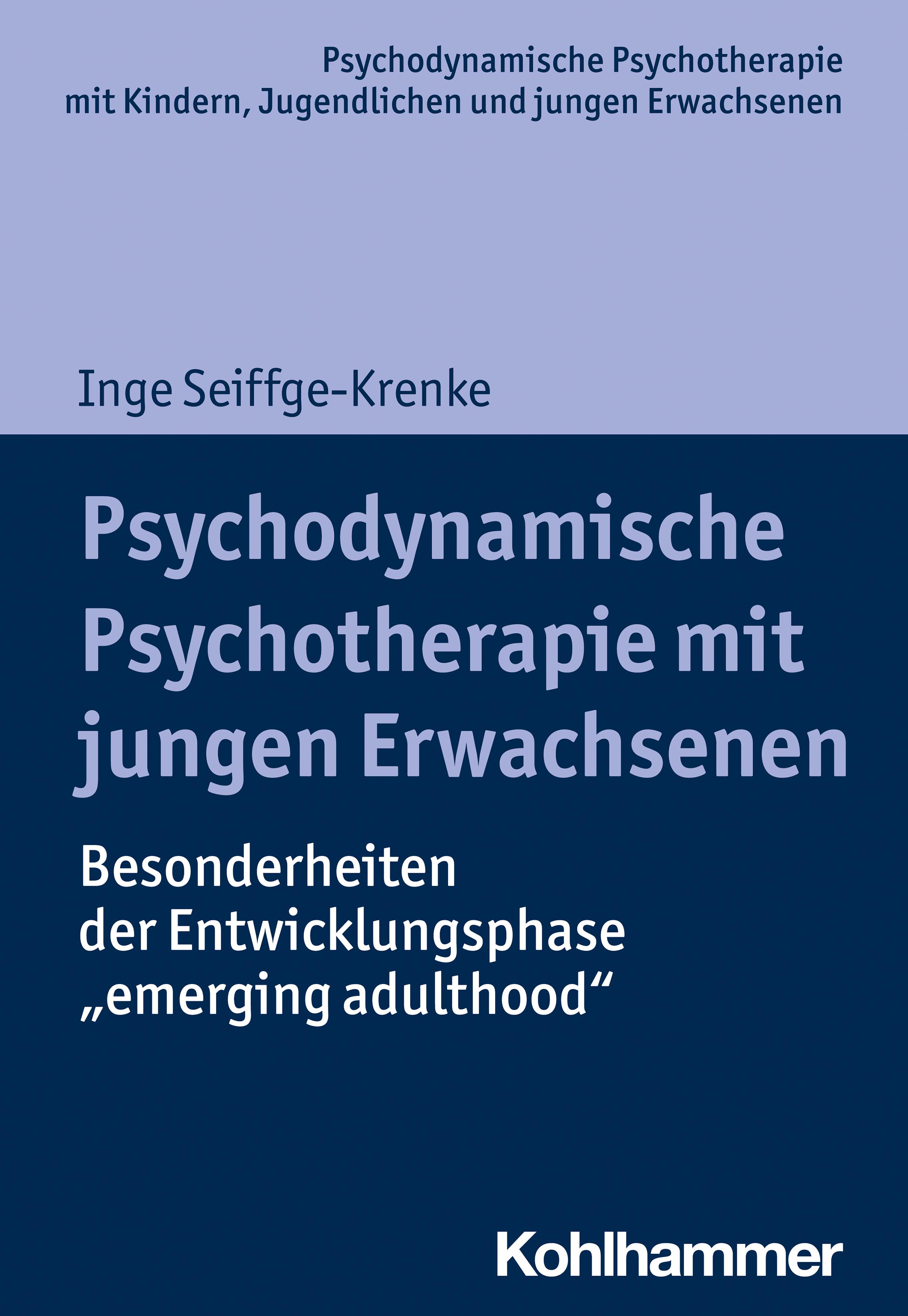Vorderes Coverbild Psychodynamische Psychotherapie mit jungen Erwachsenen