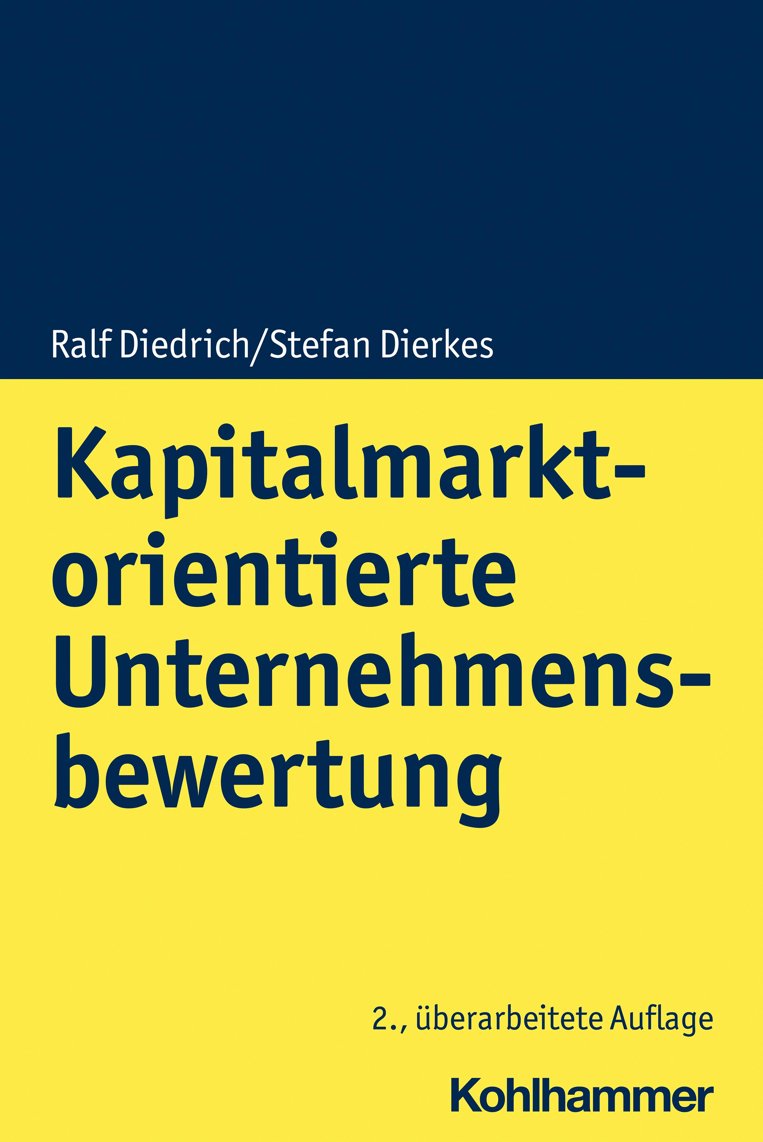 Vorderes Coverbild Kapitalmarktorientierte Unternehmensbewertung