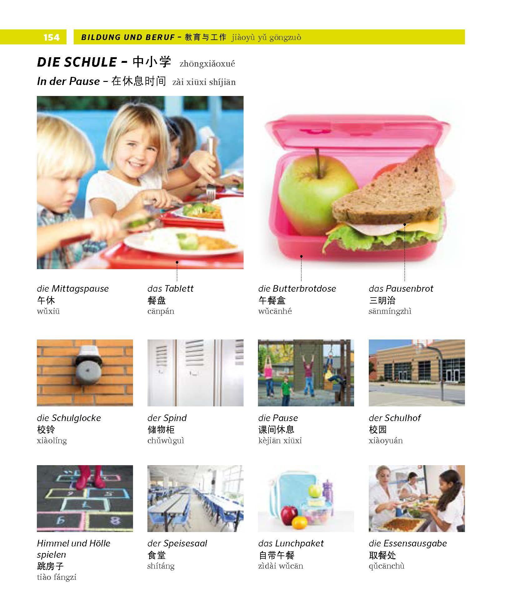 Beispielinhalt (Bild) PONS Bildwörterbuch Chinesisch