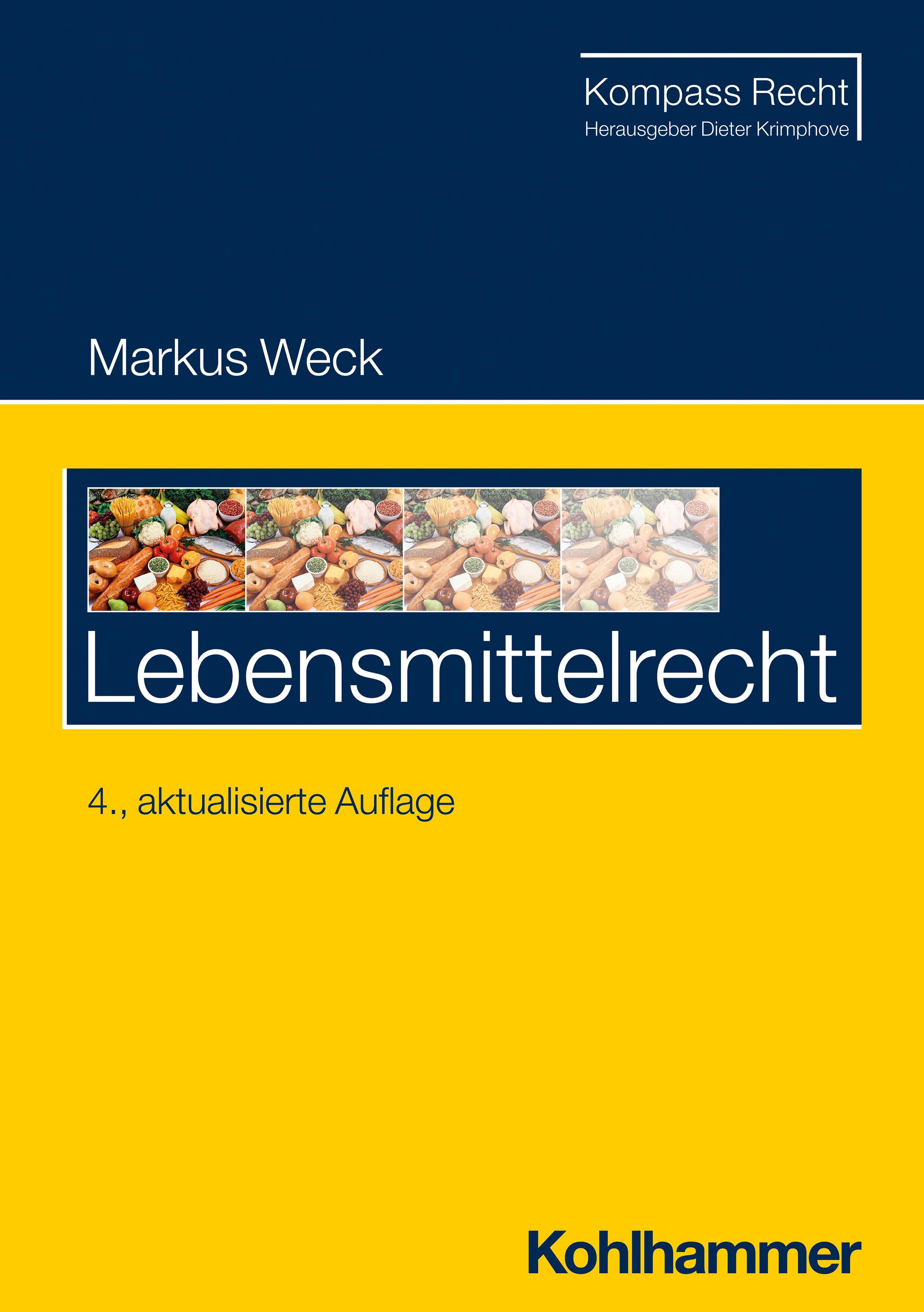 Vorderes Coverbild Lebensmittelrecht