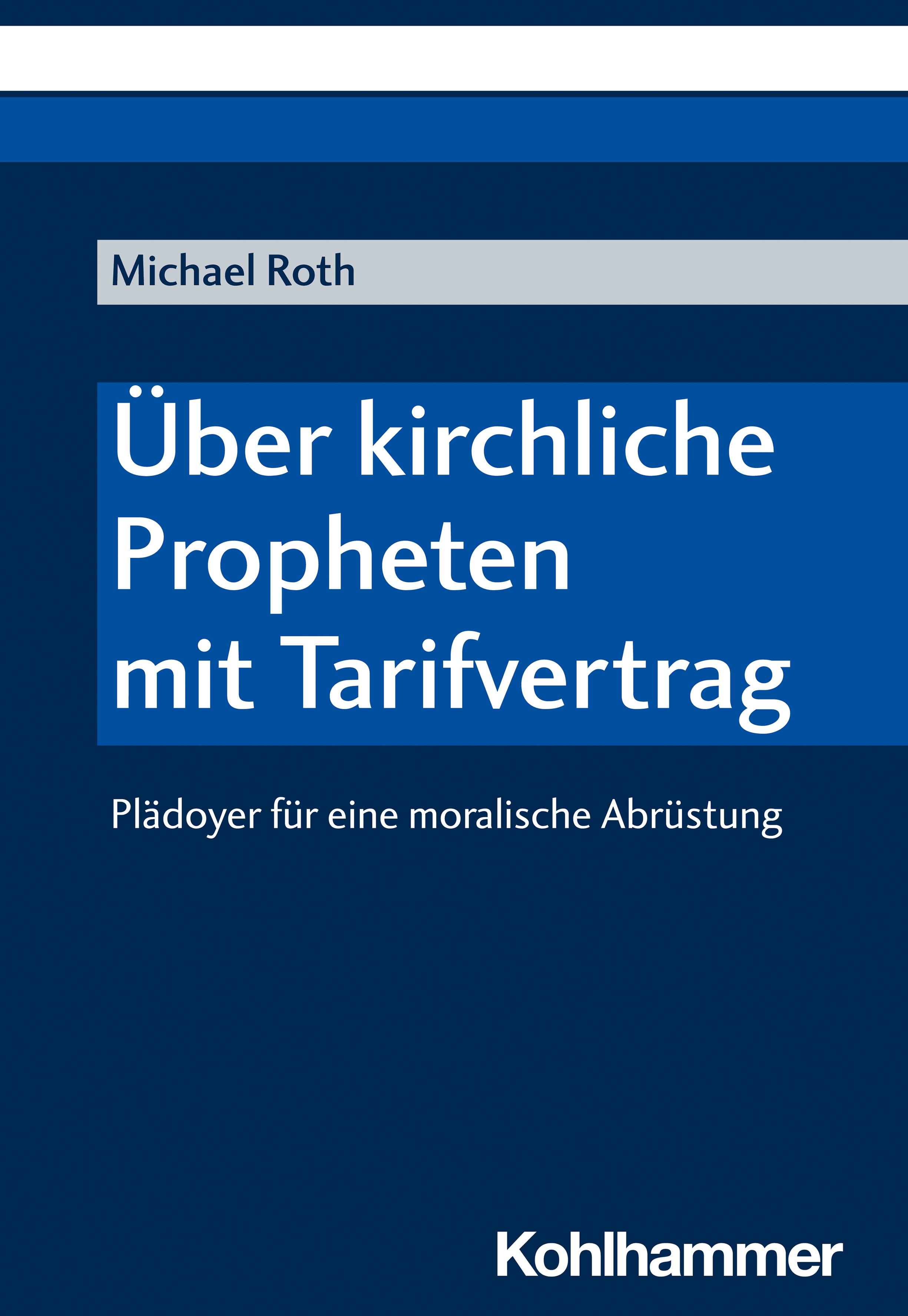 Vorderes Coverbild Über kirchliche Propheten mit Tarifvertrag