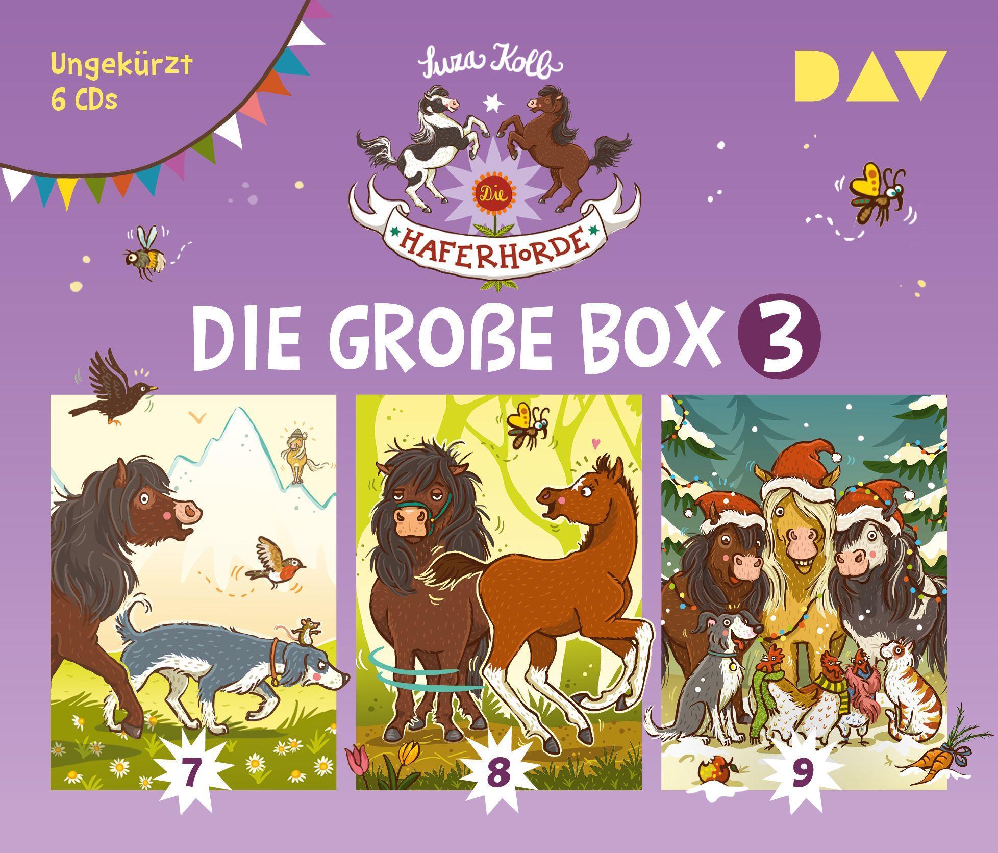 Vorderes Coverbild Die Haferhorde - Die große Box 3 (Teil 7-9)