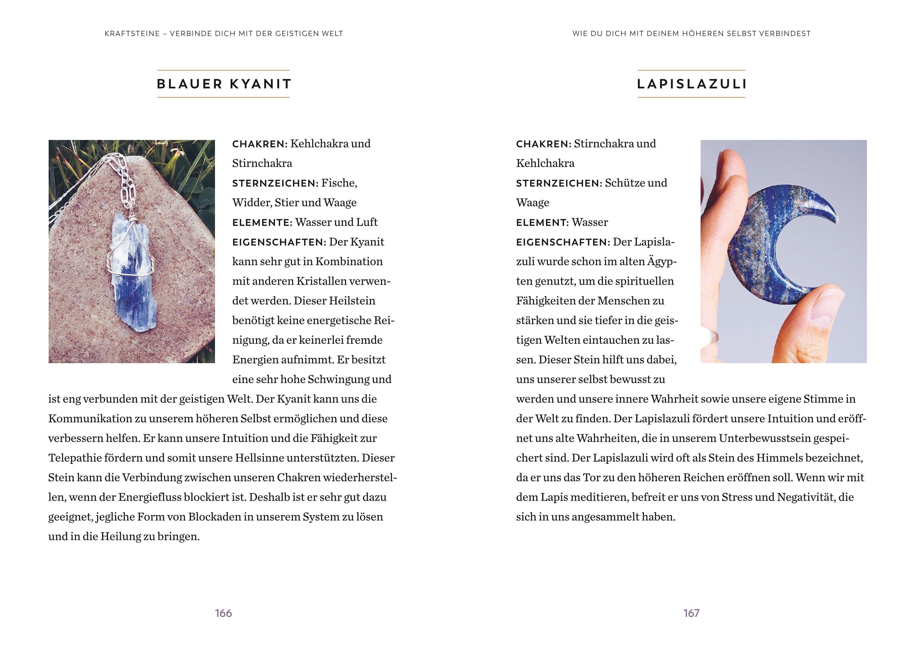 Beispielinhalt (Bild) Die Magie der Heilkristalle