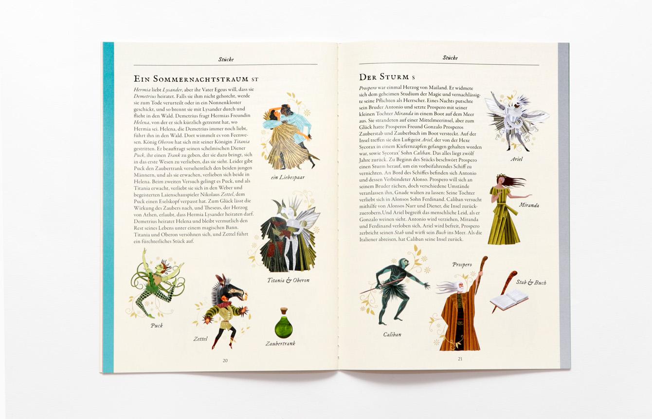 Beispielinhalt (Bild) Das Shakespeare-Spiel