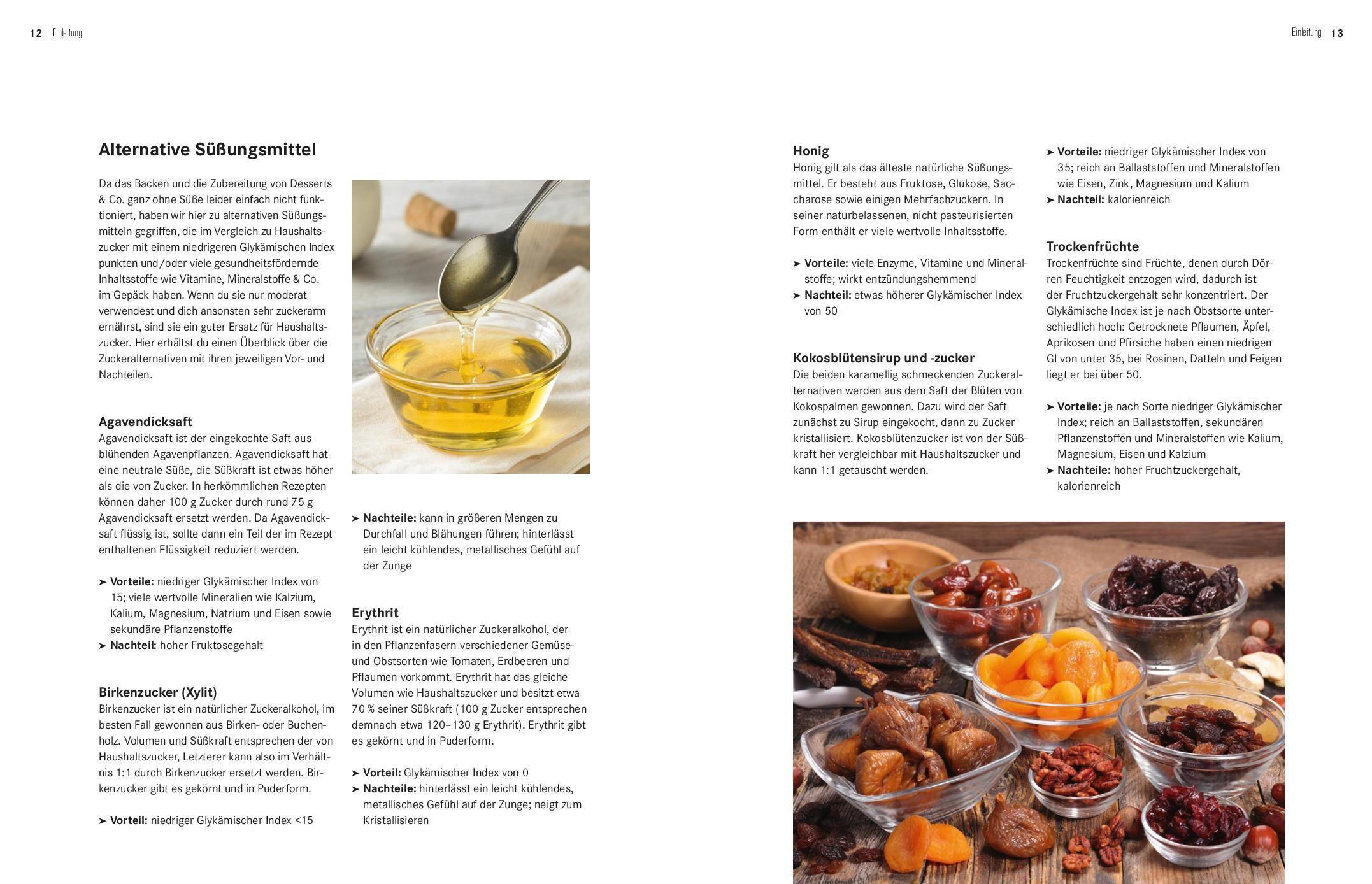 Beispielinhalt (Bild) 365 Zuckerfrei-Rezepte