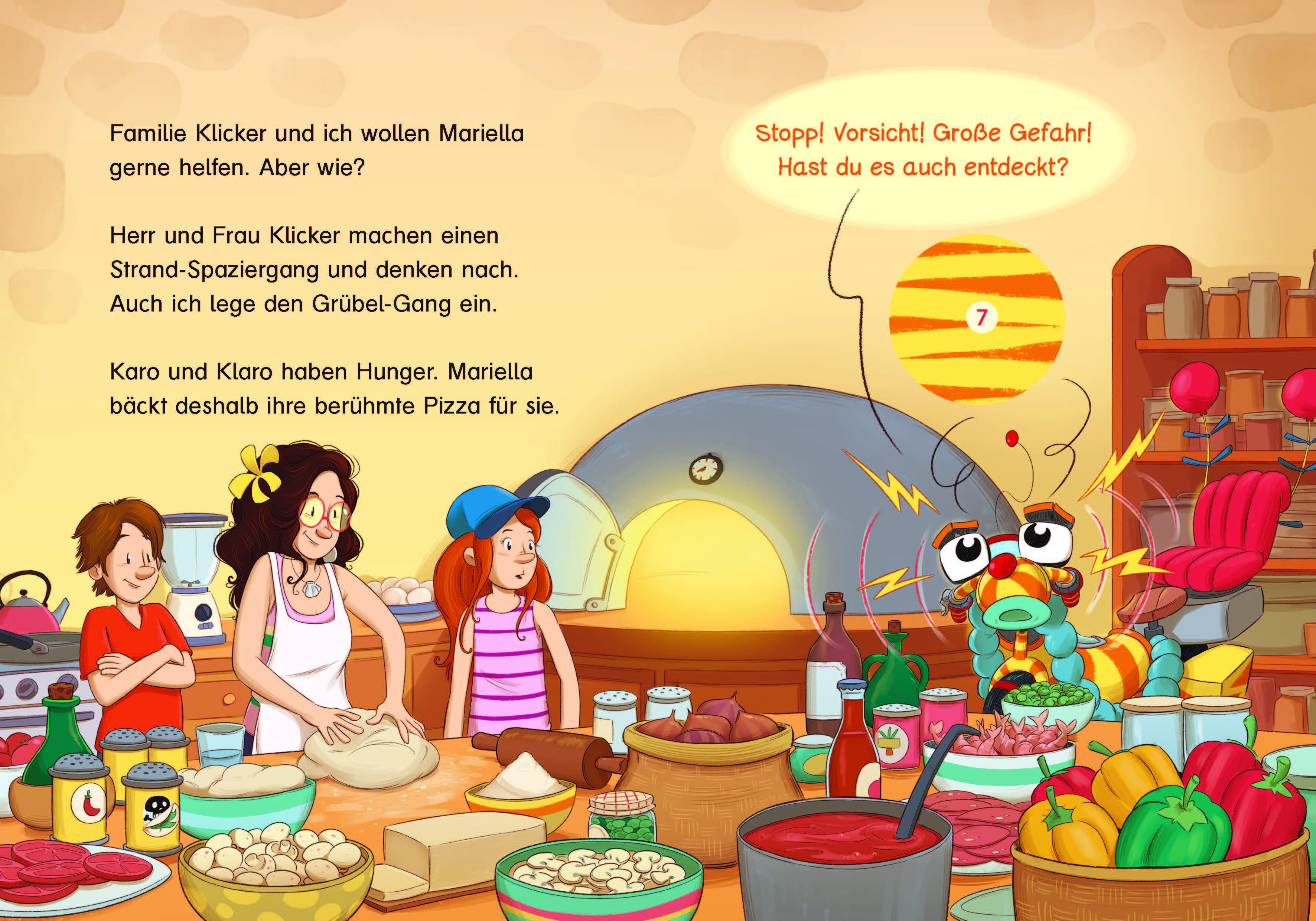 Beispielinhalt (Bild) Tom Turbo - Lesestark - Die Pizza-Piraten