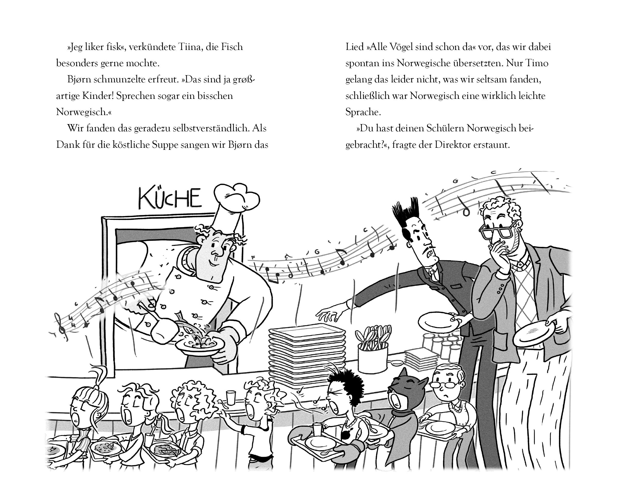 Beispielinhalt (Bild) Ellas Klasse und der Wundersmoothie