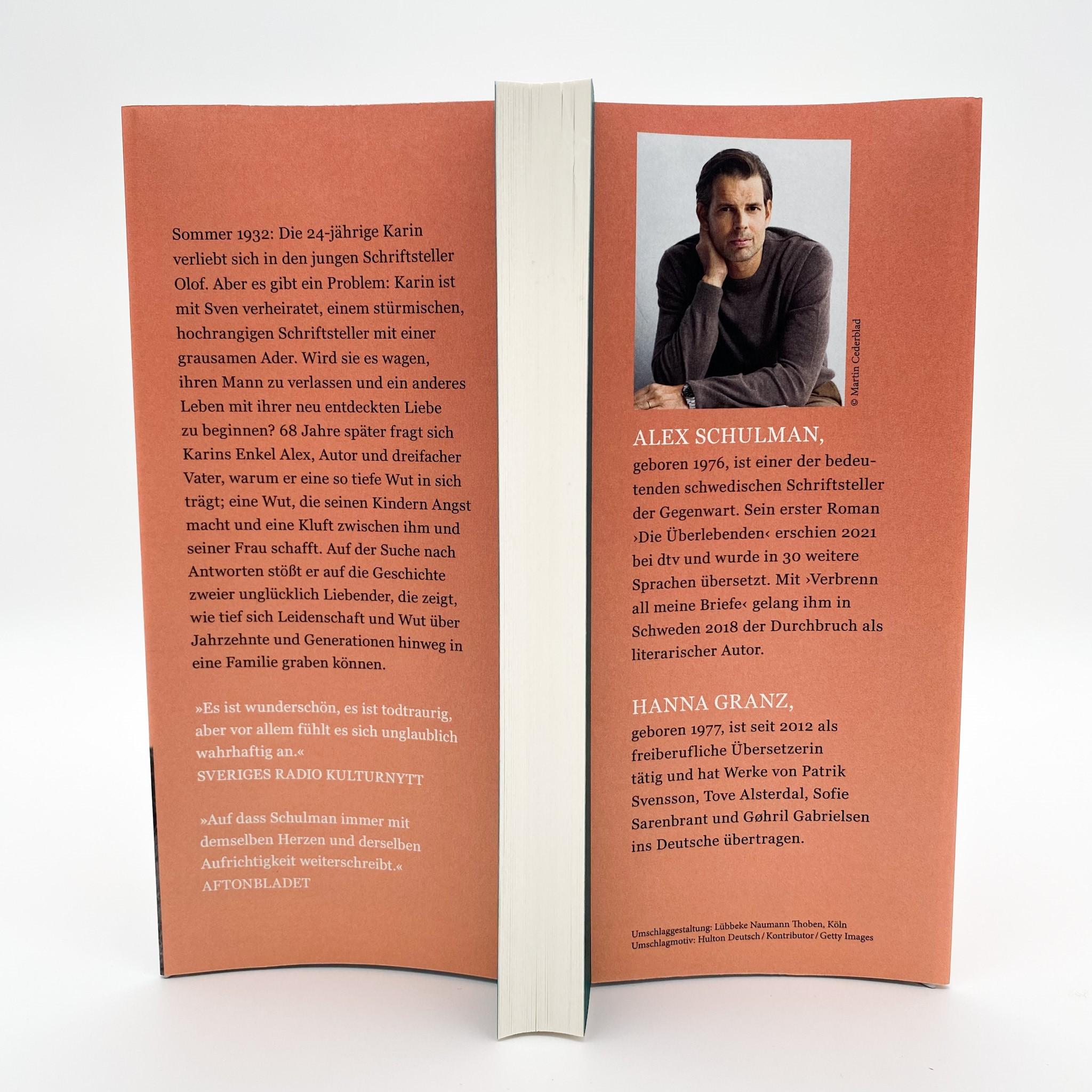 Beispielinhalt (Bild) Verbrenn all meine Briefe