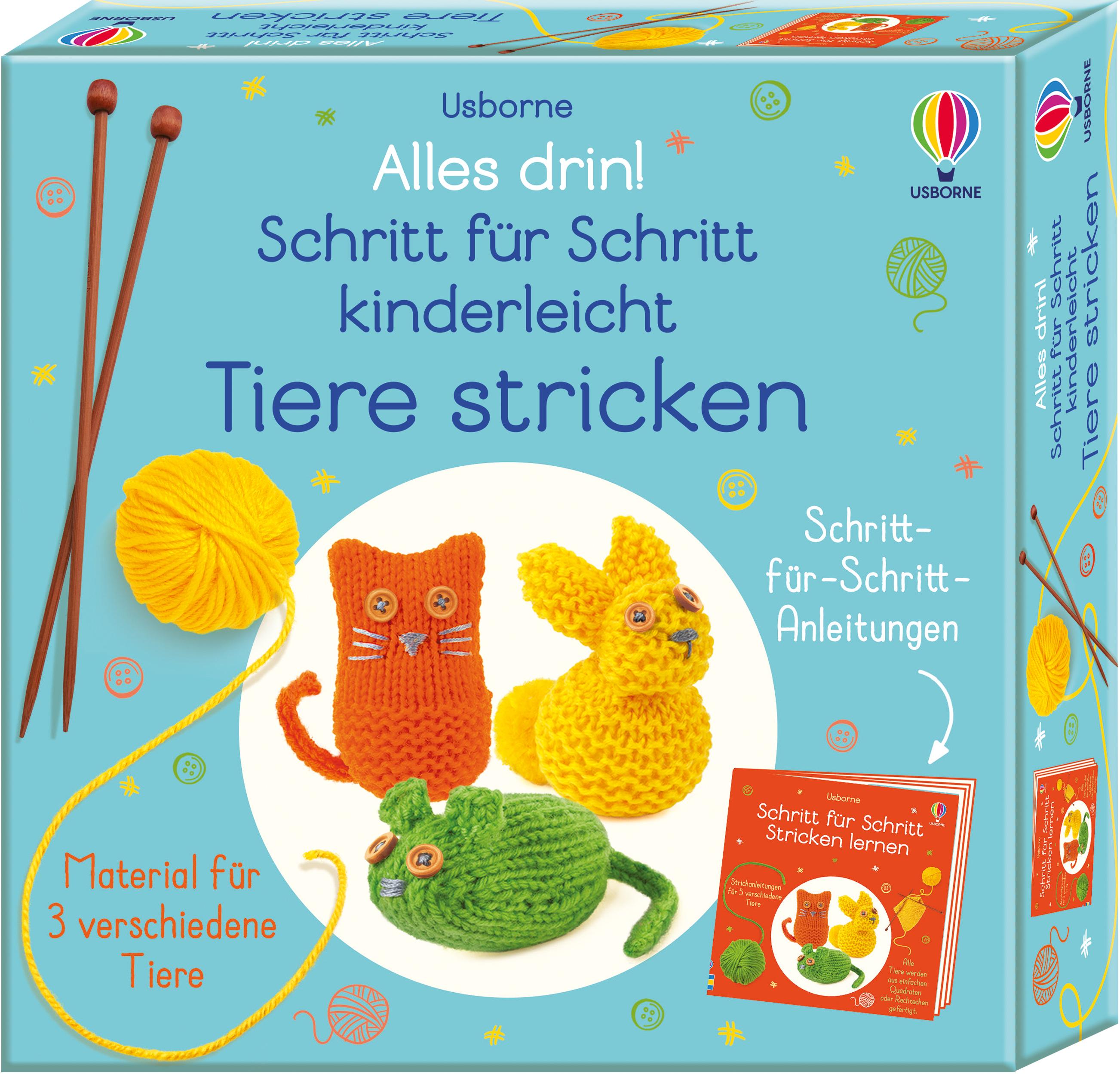 Vorderes Coverbild Alles drin! Schritt für Schritt kinderleicht Tiere stricken