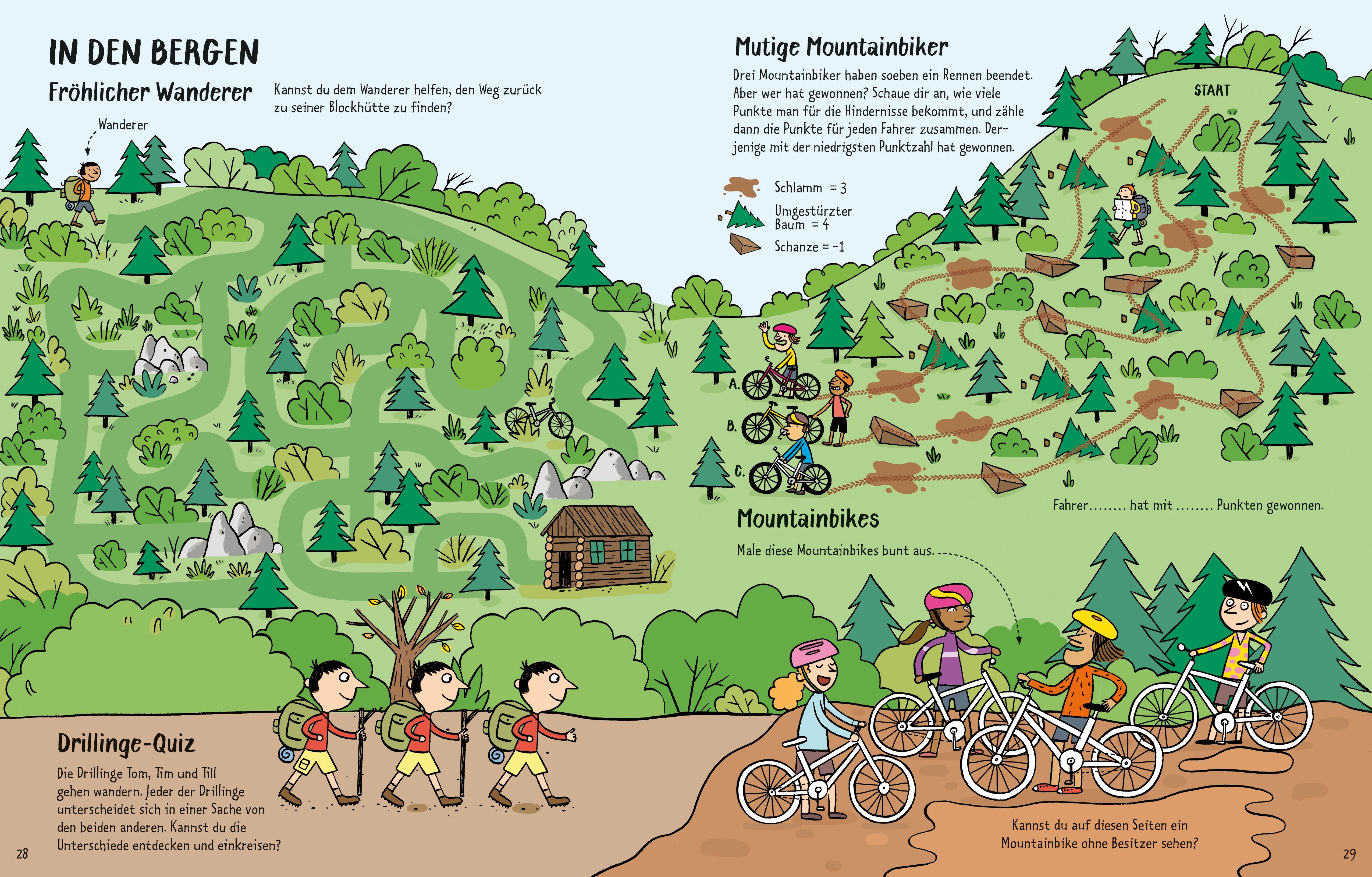 Beispielinhalt (Bild) Der große Labyrinthe-Spaß: Reise durch die Zeit