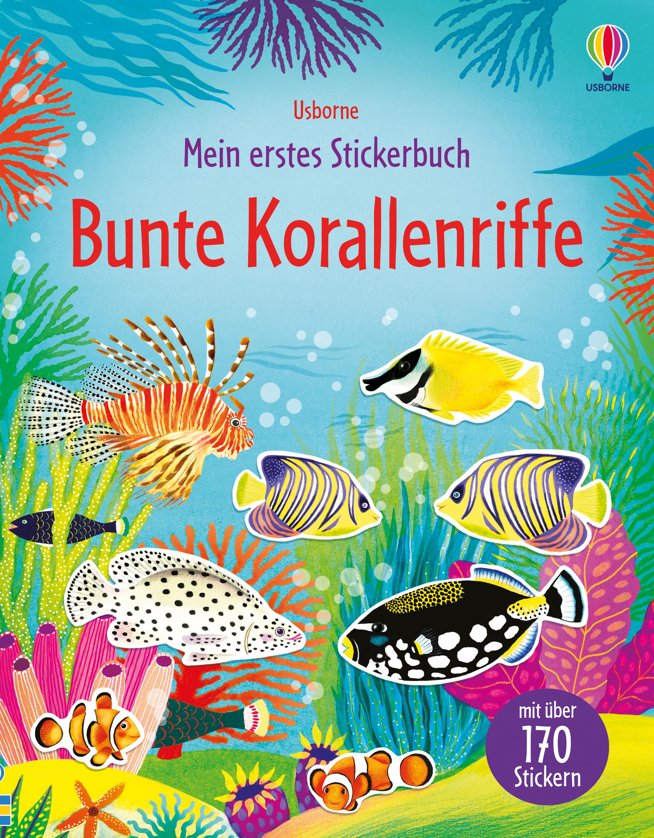 Vorderes Coverbild Mein erstes Stickerbuch: Bunte Korallenriffe