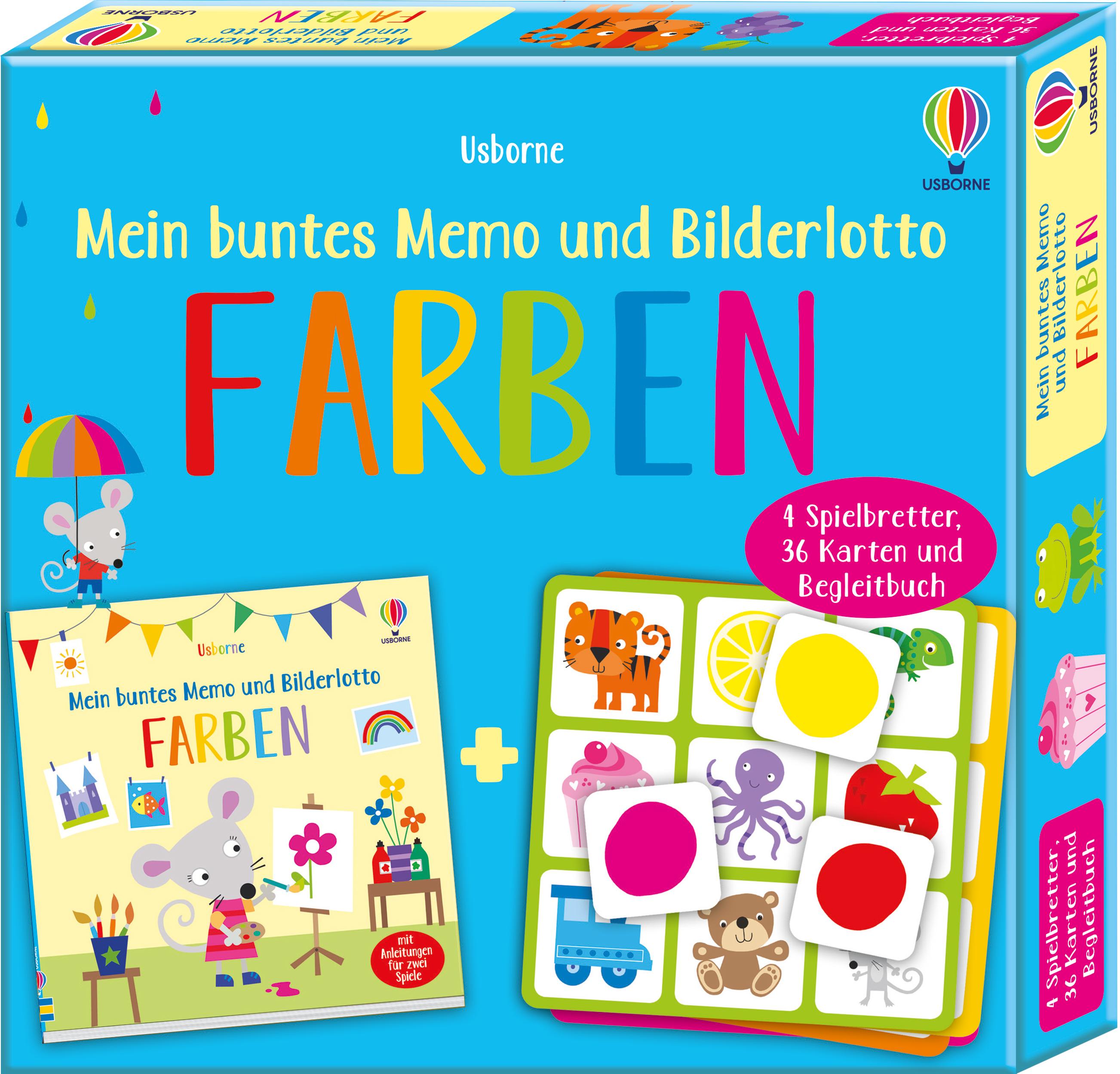 Vorderes Coverbild Mein buntes Memo und Bilderlotto: Farben